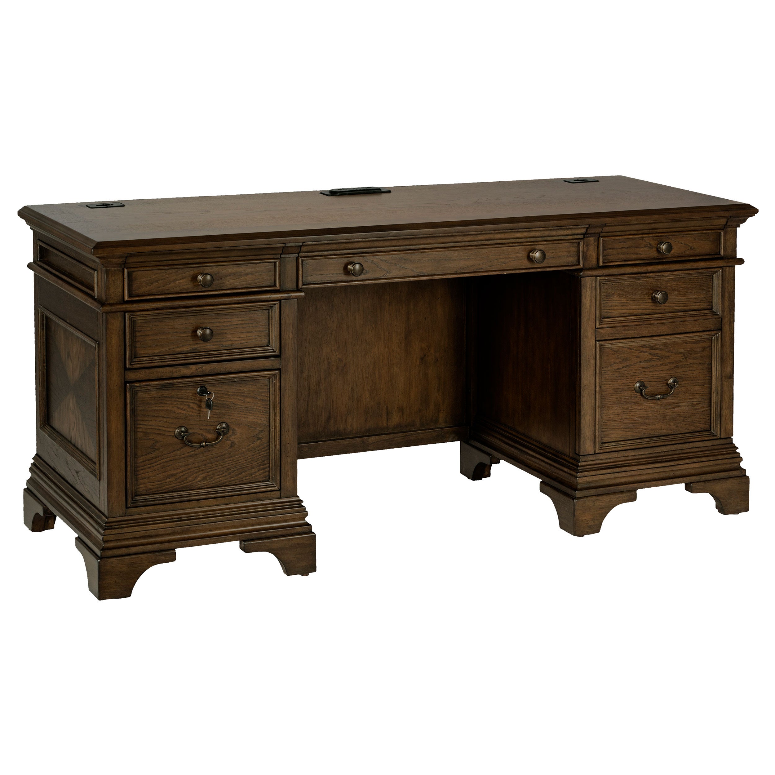 Hartshill Credenza Desk - Romeo & Juliet Furniture (Warren,MI)