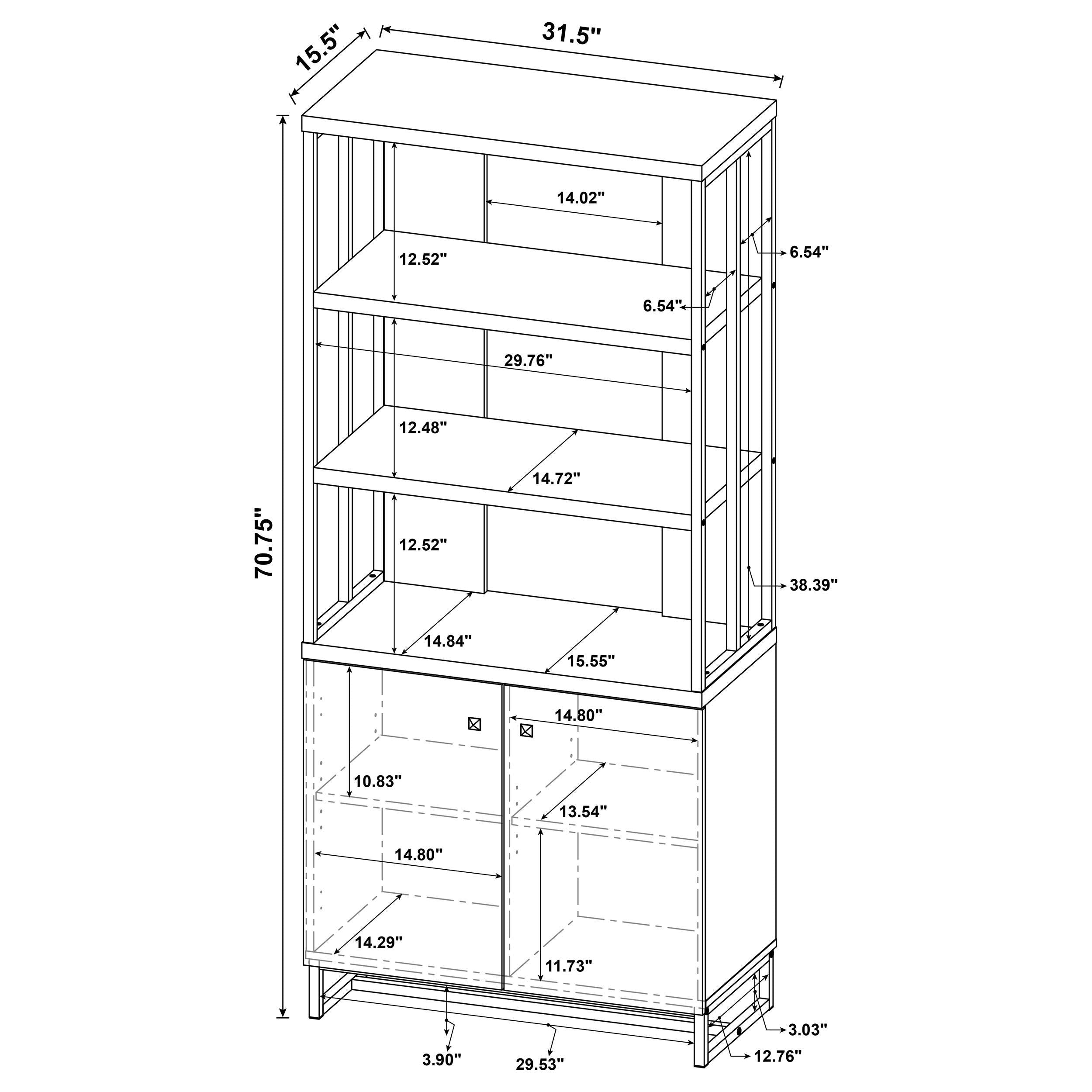 Millbrook Bookshelf - Romeo & Juliet Furniture (Warren,MI)