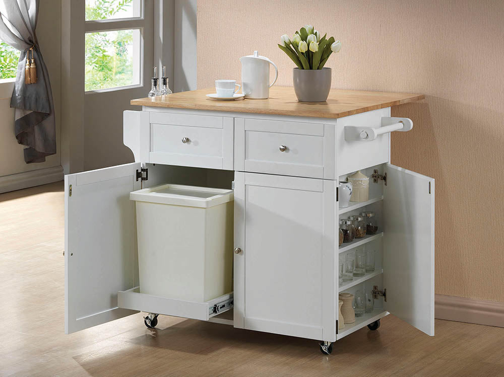Jalen Kitchen Cart - Romeo & Juliet Furniture (Warren,MI)