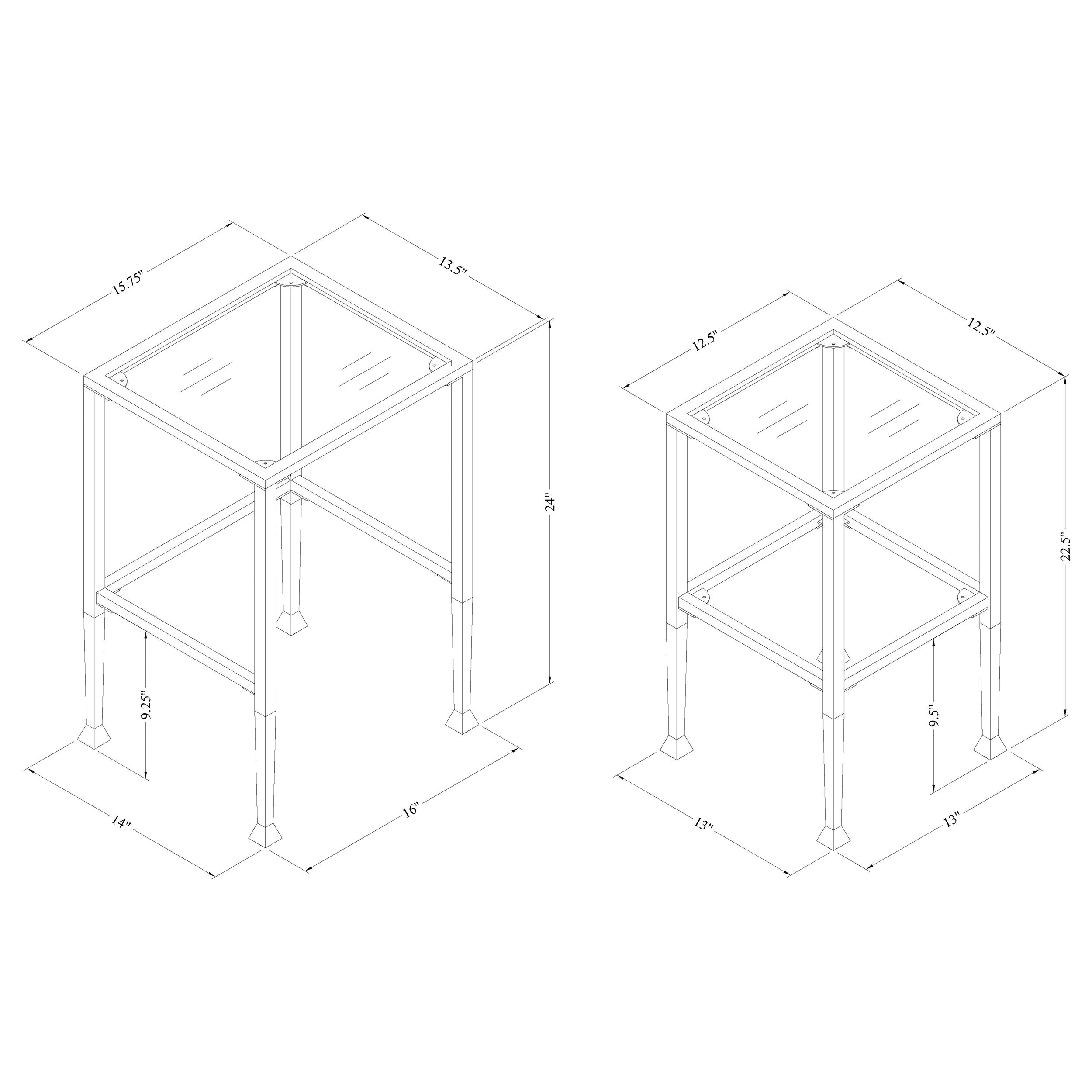 Leilani Nesting Table Set - Romeo & Juliet Furniture (Warren,MI)