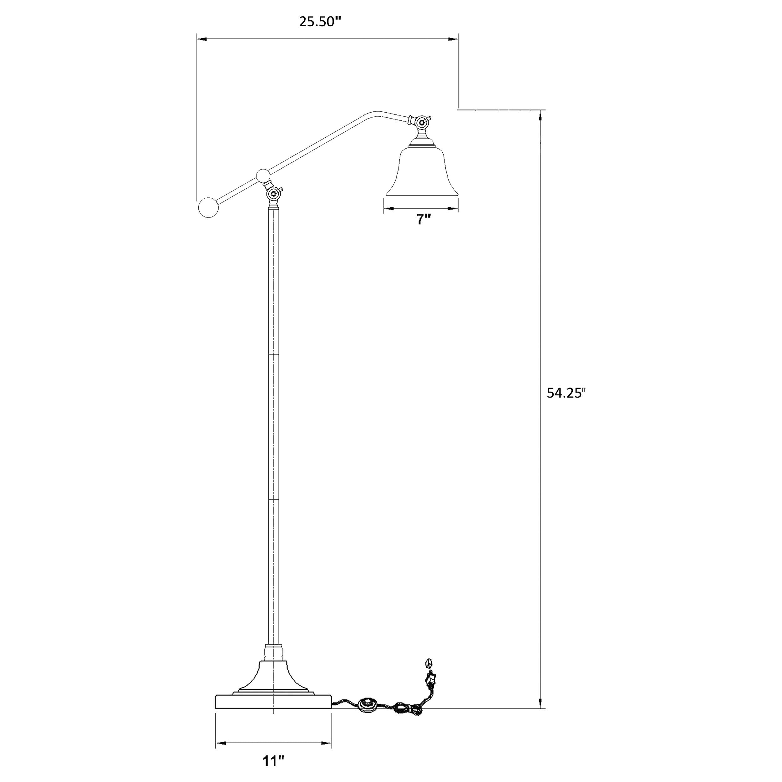 Eduardo Floor Lamp - Romeo & Juliet Furniture (Warren,MI)