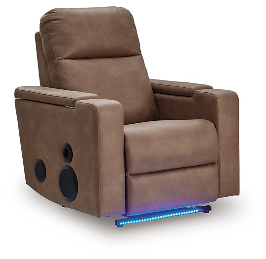 Lorrenton Power Glider Recliner with Audio System - Romeo & Juliet Furniture (Warren,MI)