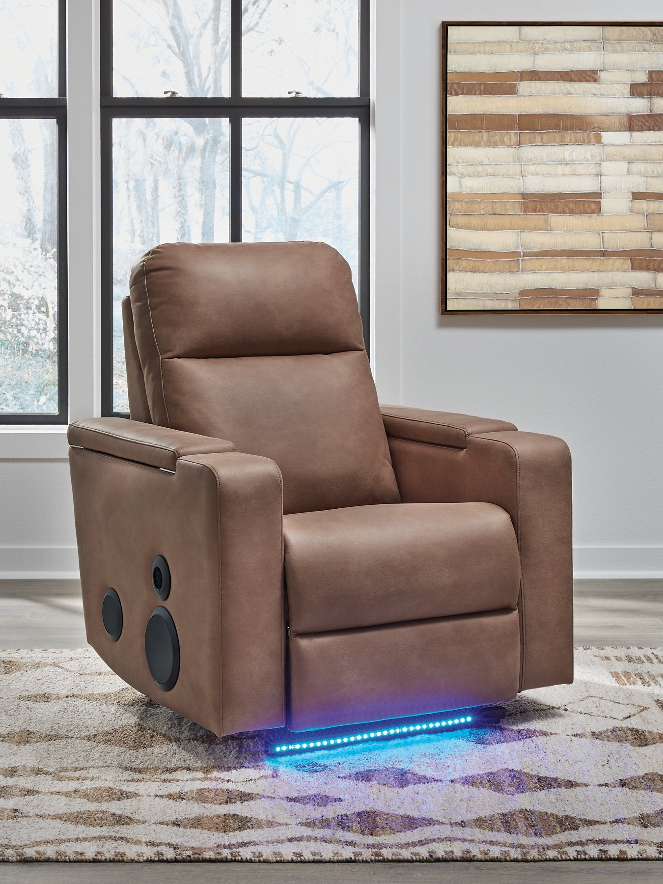 Lorrenton Power Glider Recliner with Audio System - Romeo & Juliet Furniture (Warren,MI)