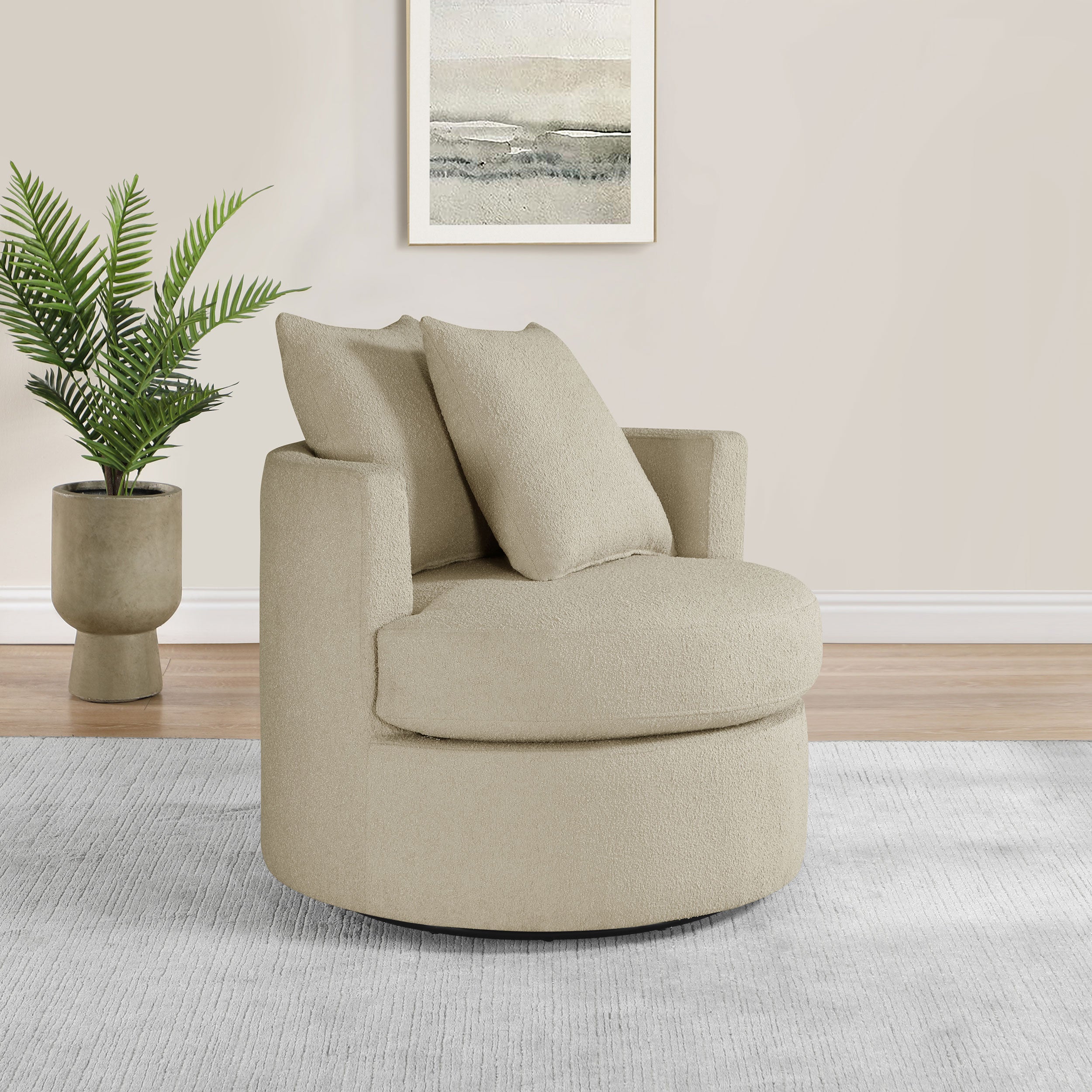 Debbie Swivel Accent Chair - Romeo & Juliet Furniture (Warren,MI)
