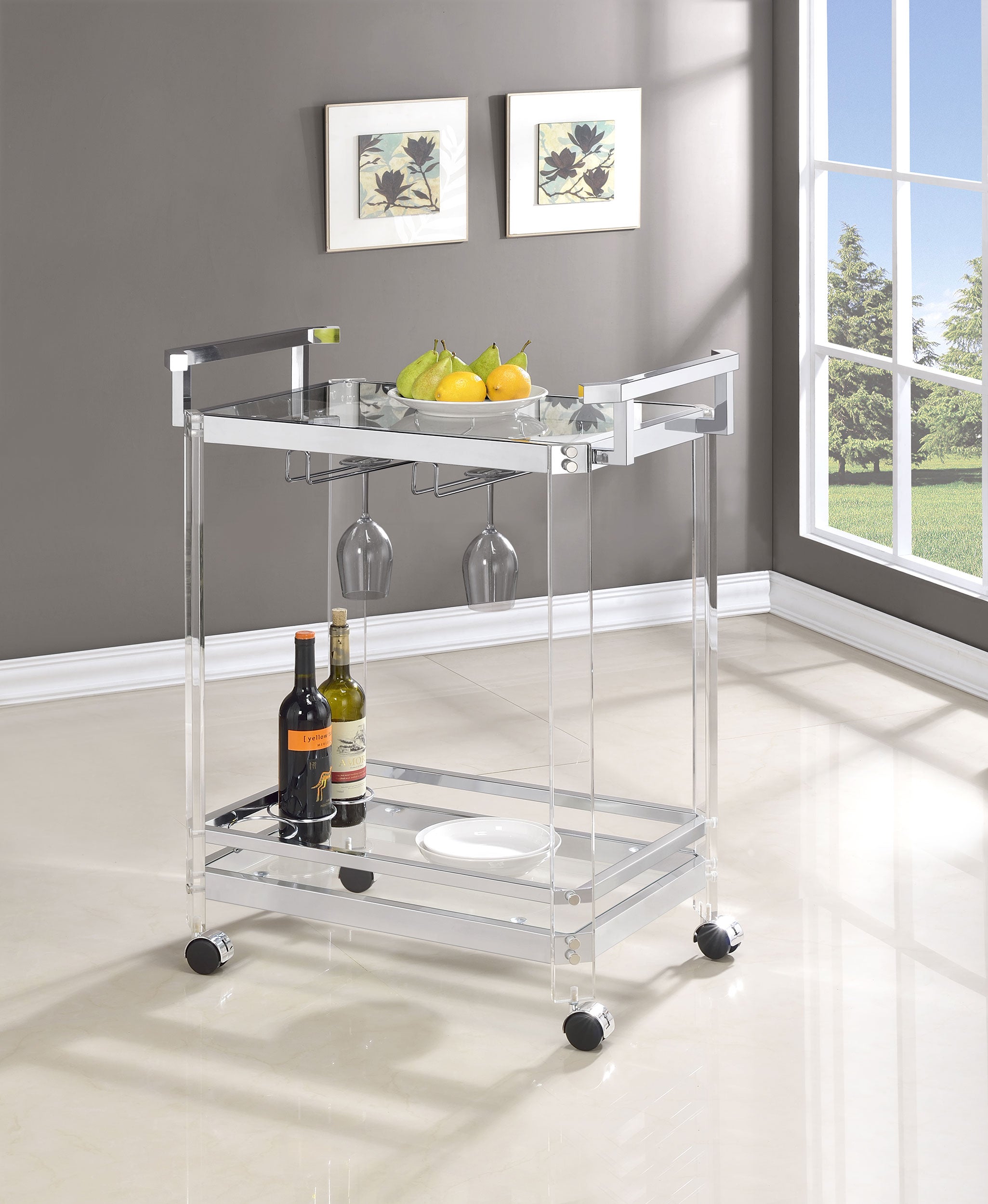 Jefferson Bar Cart - Romeo & Juliet Furniture (Warren,MI)