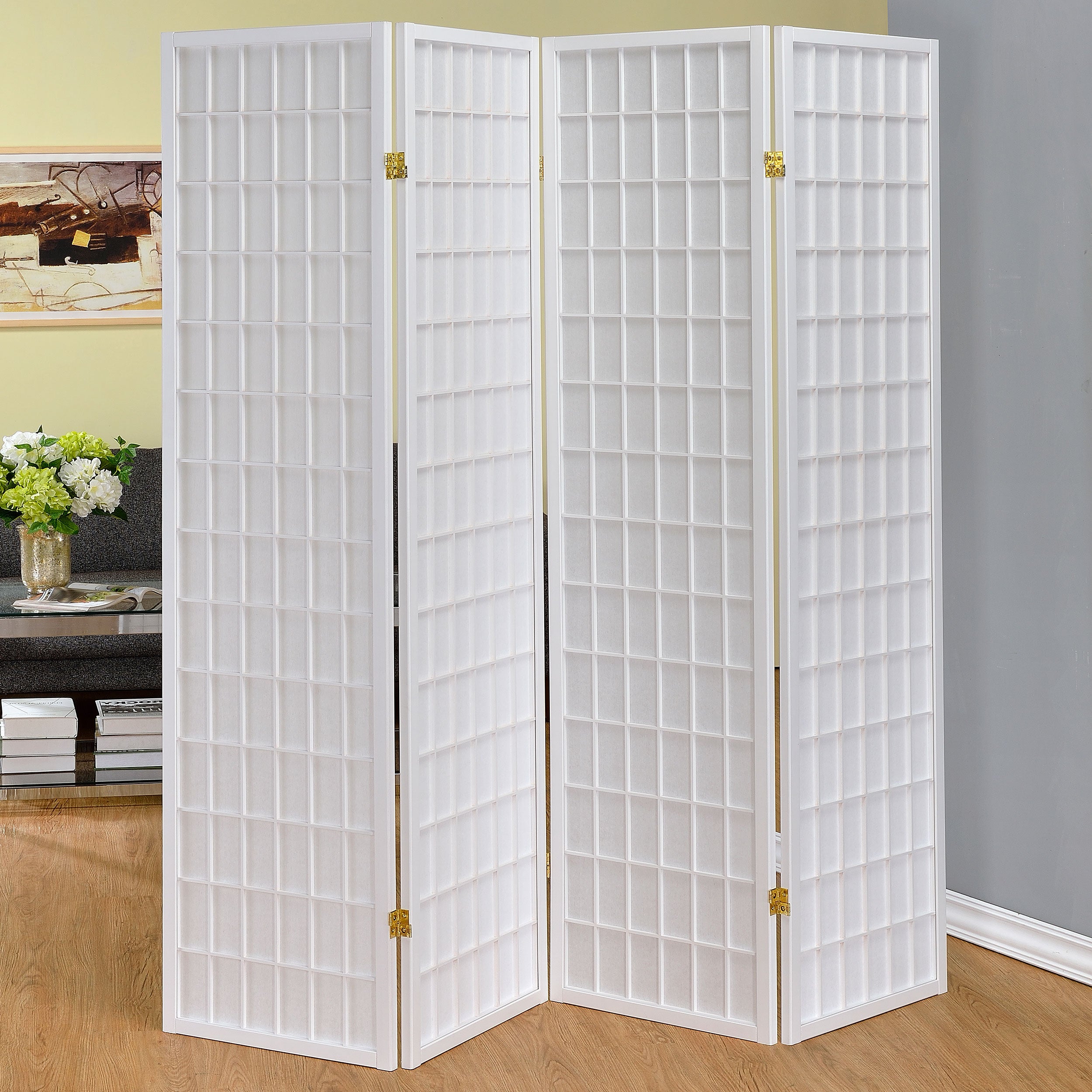 Roberto Four-Panel Room Divider - Romeo & Juliet Furniture (Warren,MI)
