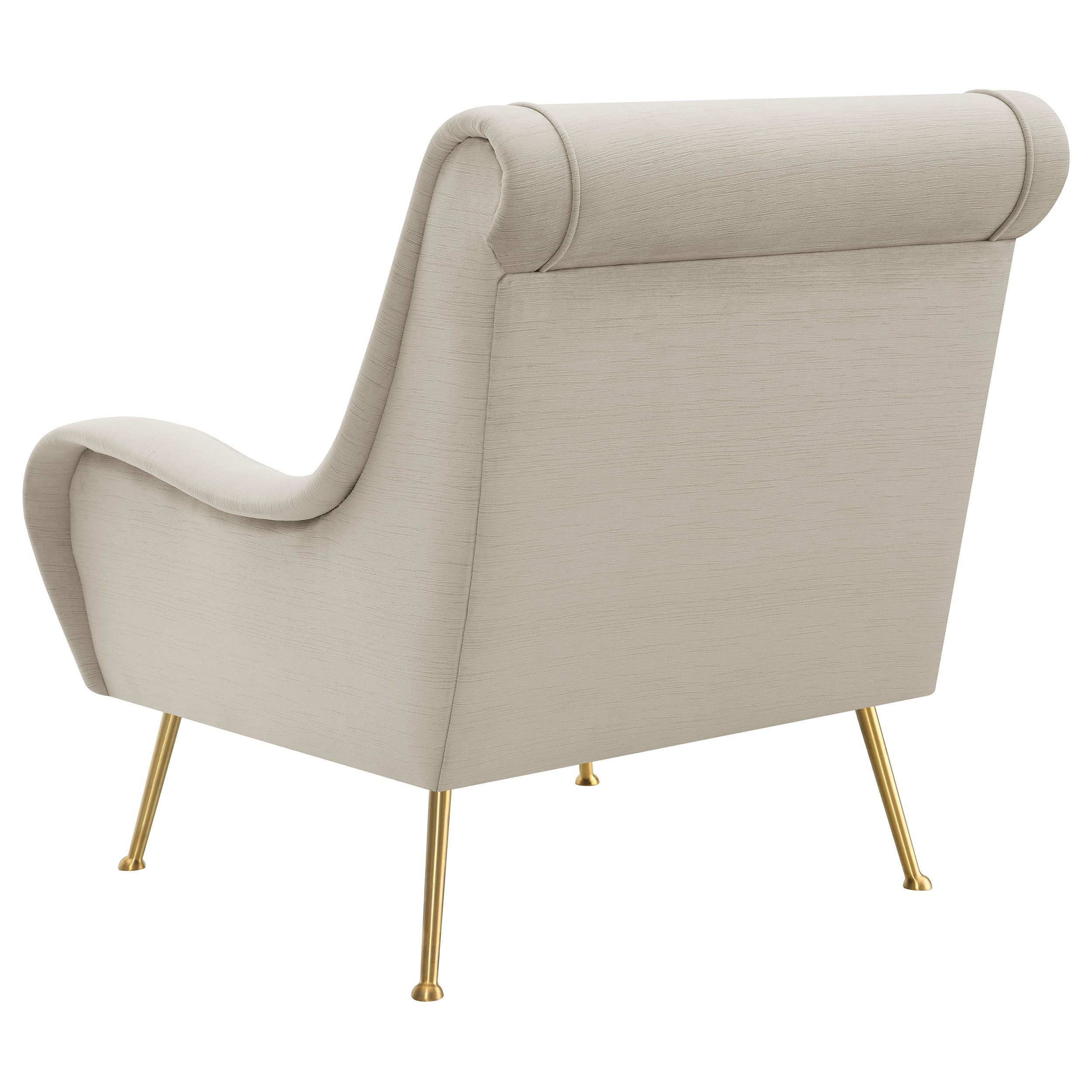 Ricci Upholstered Saddle Arms Accent Chair