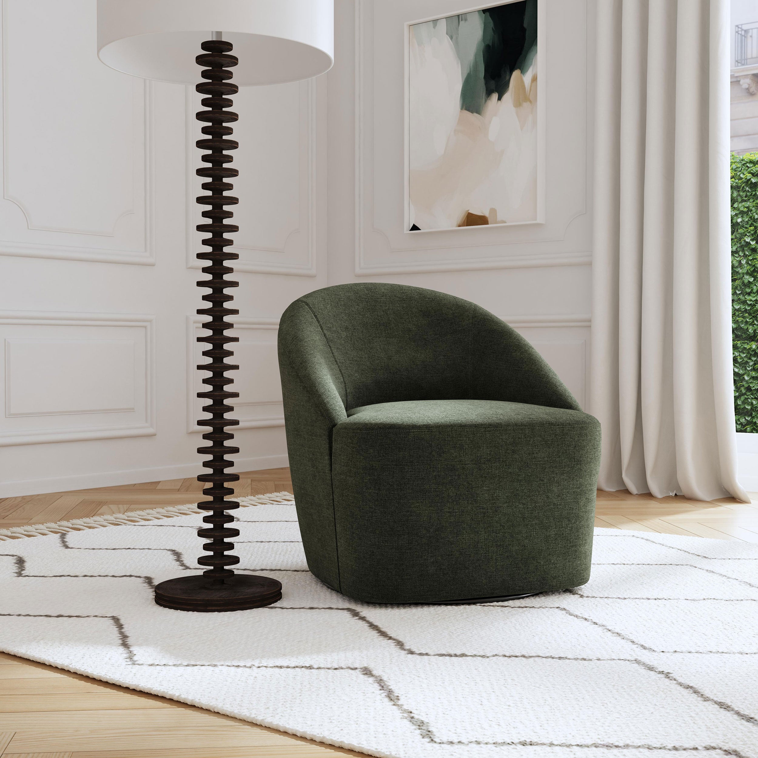 Leon Swivel Accent Chair