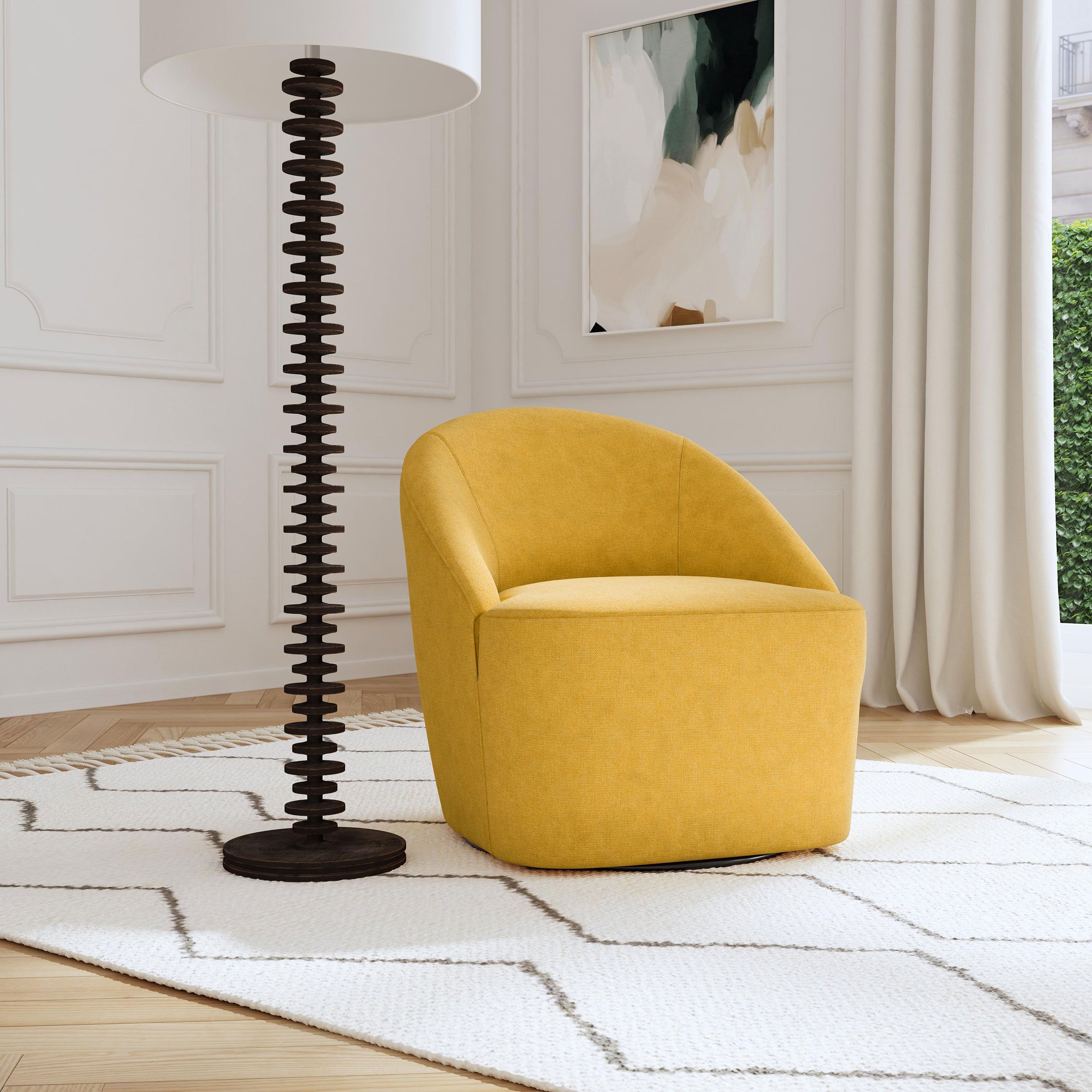 Leon Swivel Accent Chair