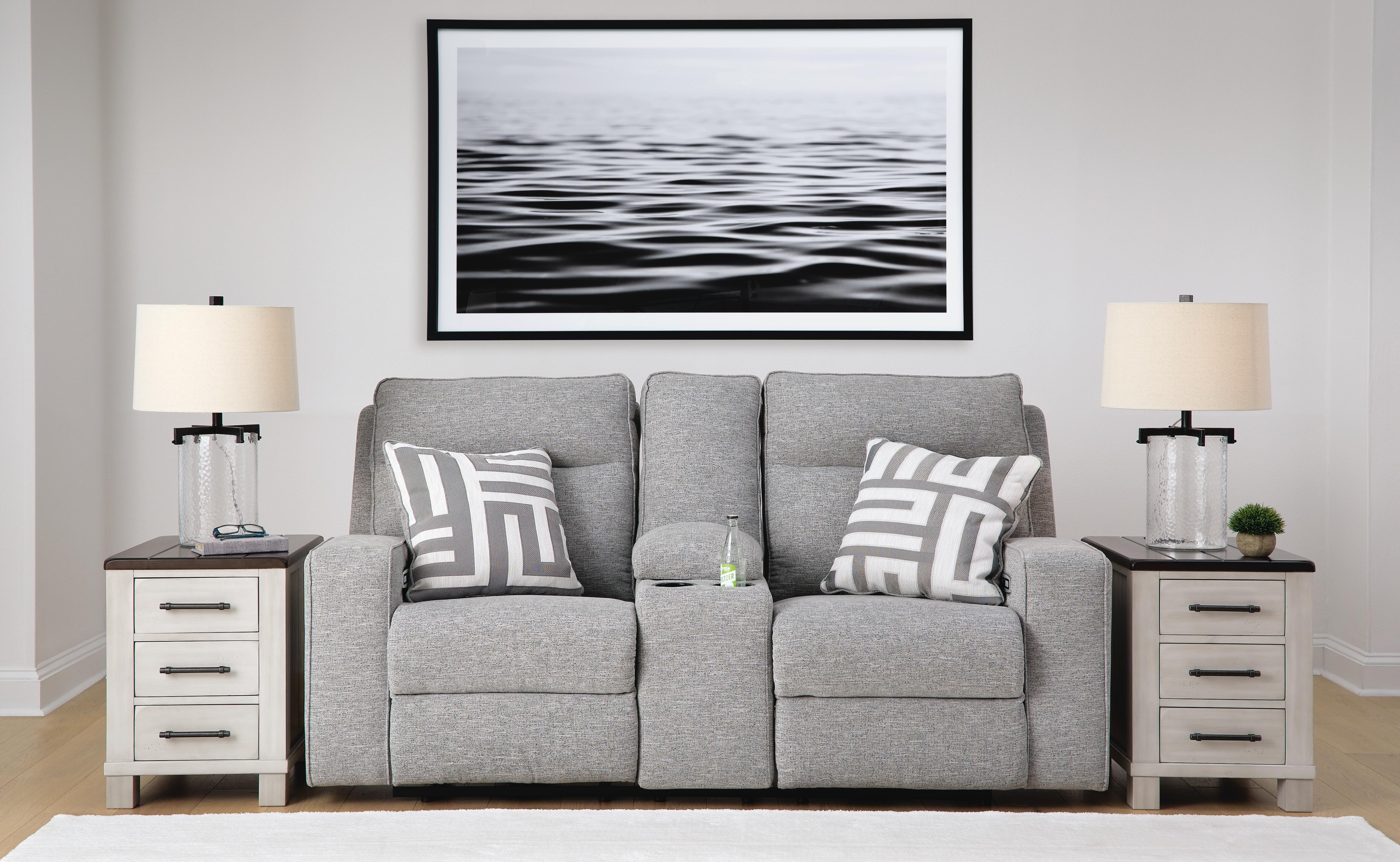 Biscoe Power Reclining Loveseat - Romeo & Juliet Furniture (Warren,MI)