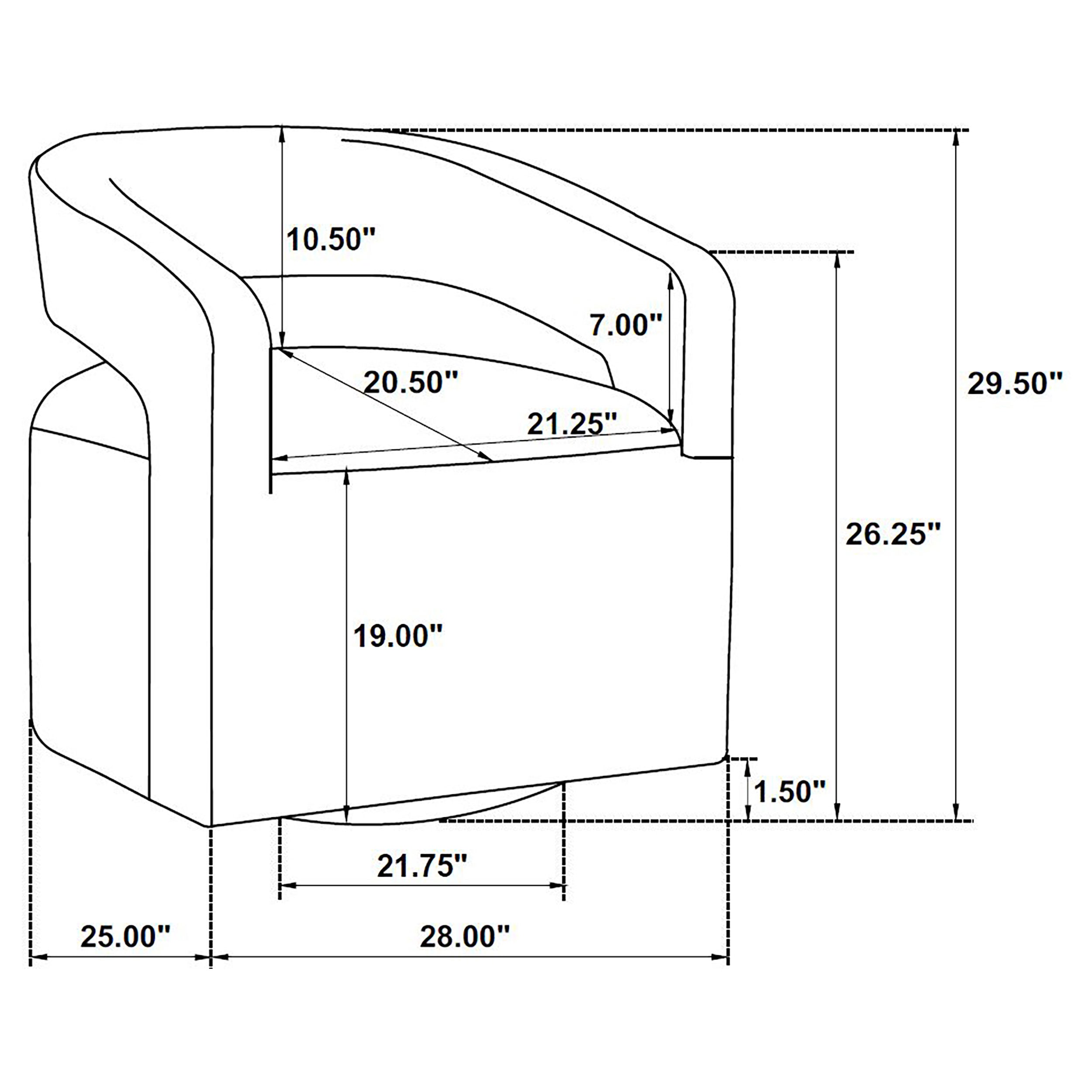Westhill Swivel Accent Chair - Romeo & Juliet Furniture (Warren,MI)