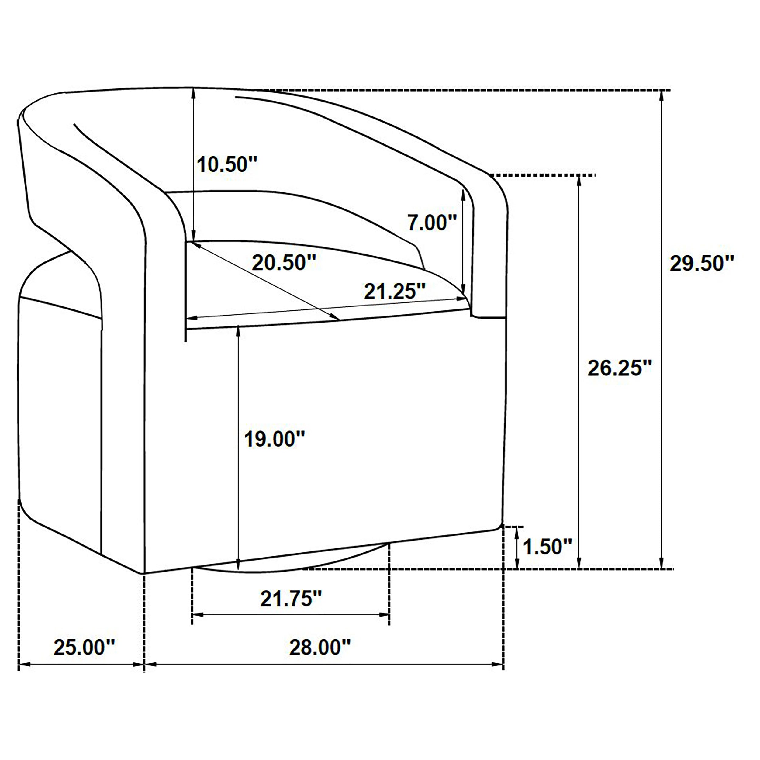 Westhill Swivel Accent Chair - Romeo & Juliet Furniture (Warren,MI)