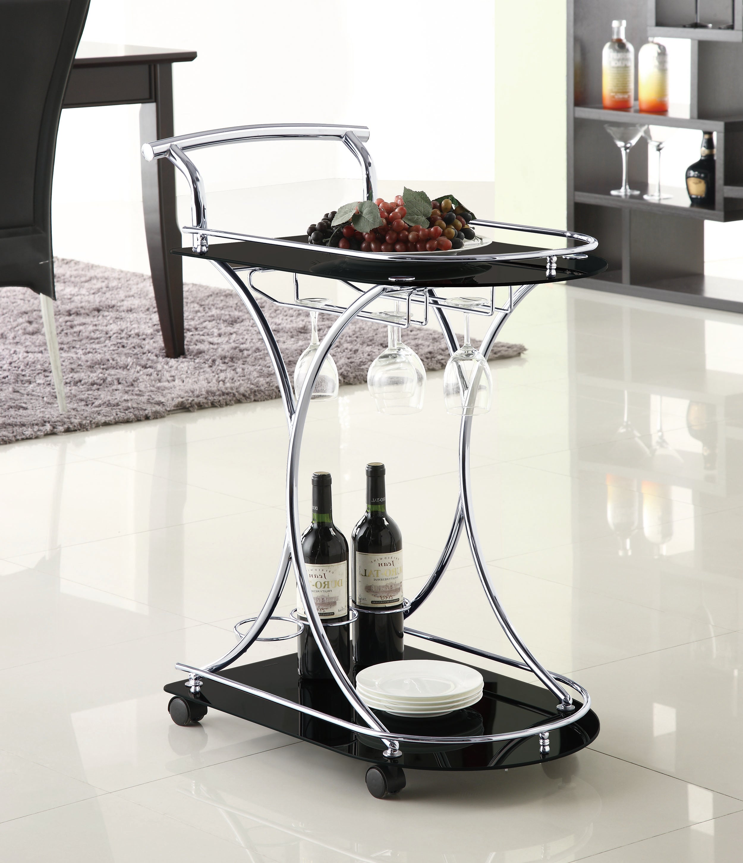 Elfman Bar Cart - Romeo & Juliet Furniture (Warren,MI)
