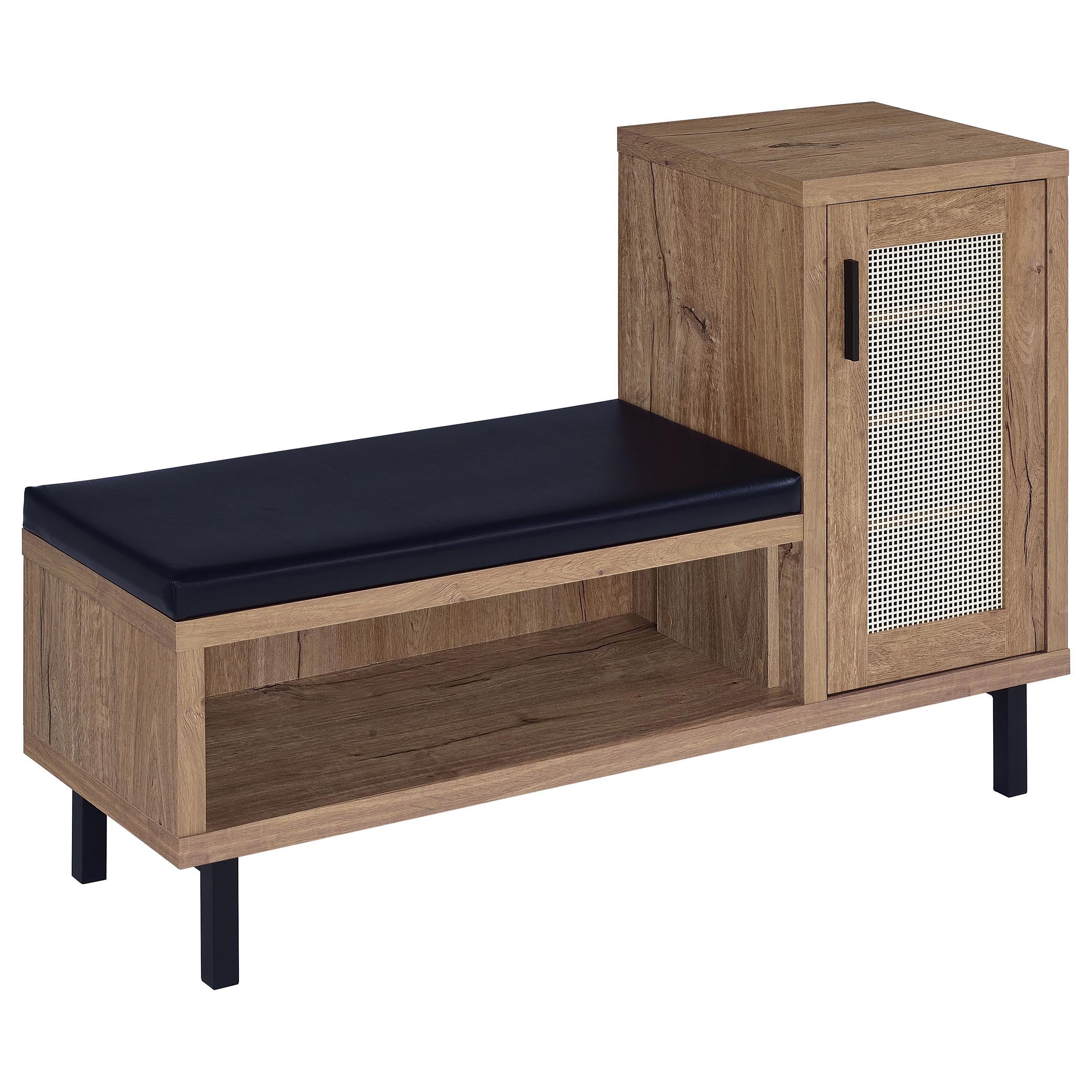 Teller 1-door Entryway Shoe Storage Cabinet Natural Oak