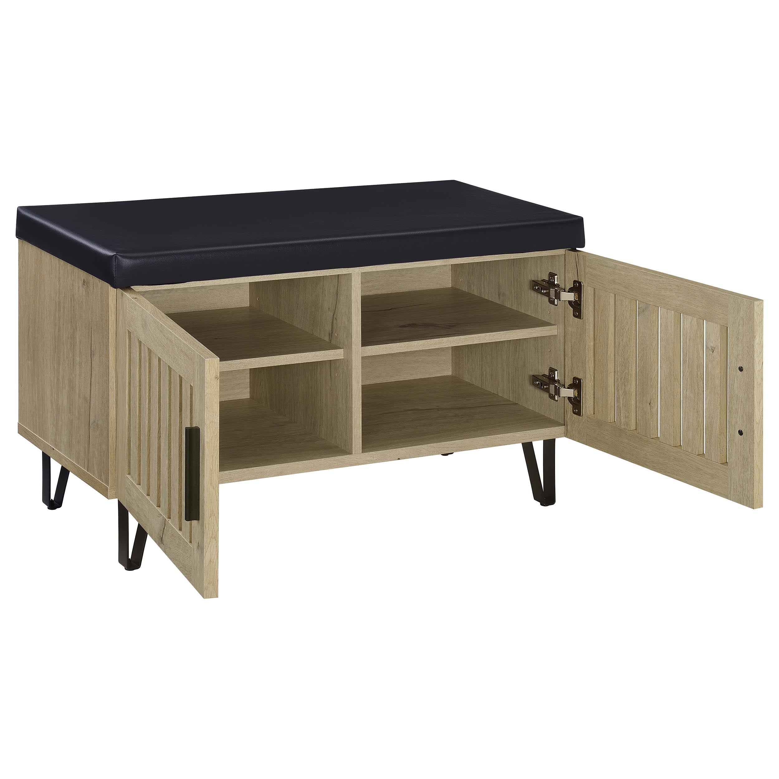 Brixton Storage Bench - Romeo & Juliet Furniture (Warren,MI)