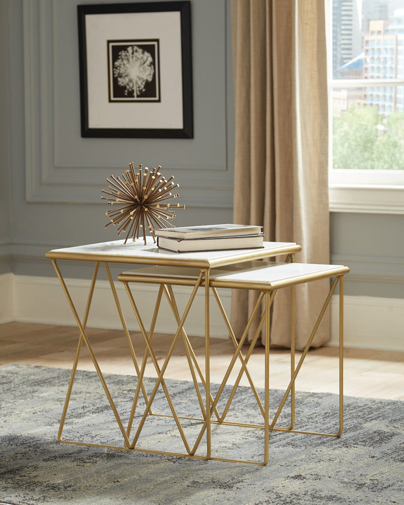 Bette Nesting Table Set - Romeo & Juliet Furniture (Warren,MI)
