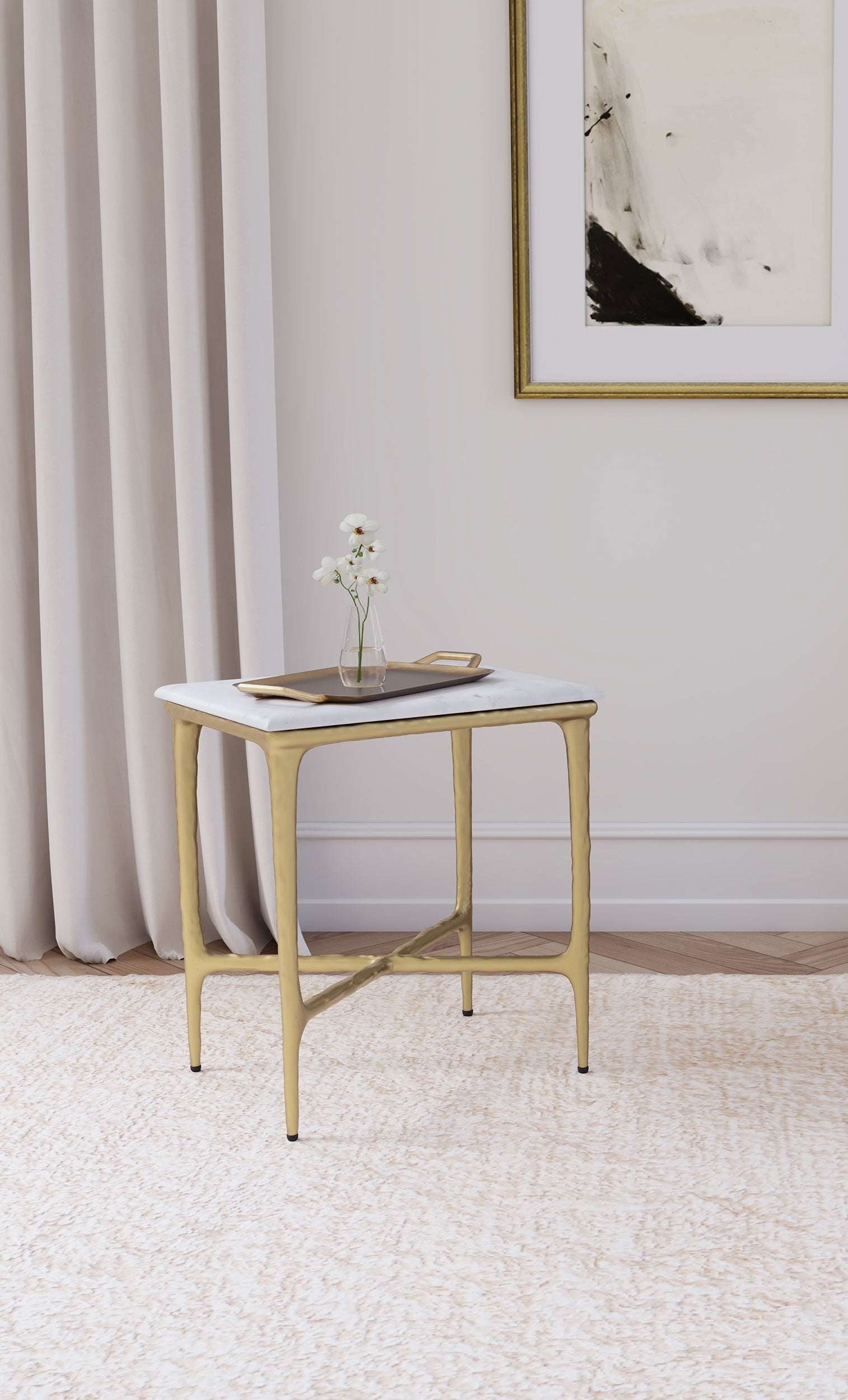 Baldwin Side Table - Romeo & Juliet Furniture (Warren,MI)