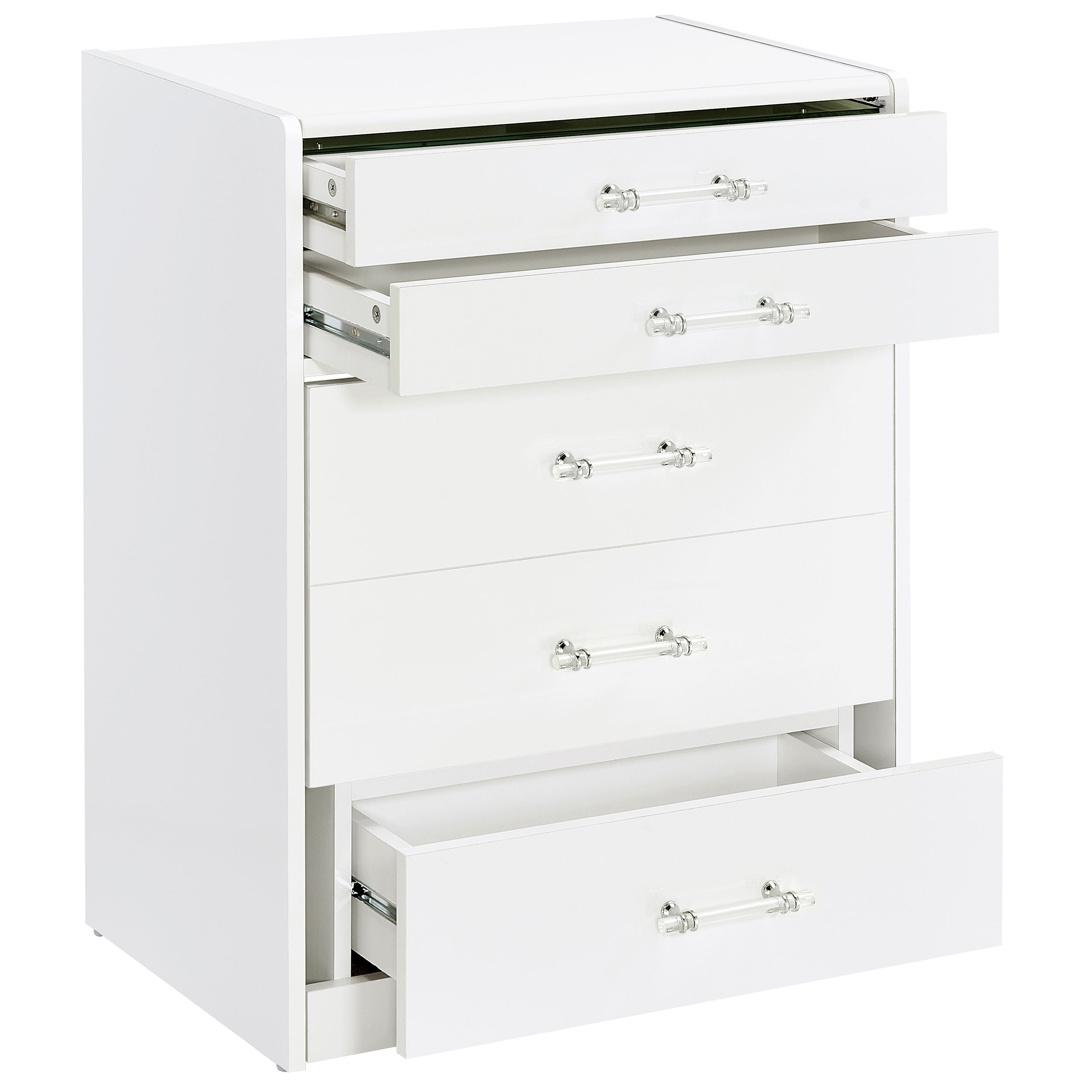 Danbury Makeup Vanity Table with LED Mirror and Stool