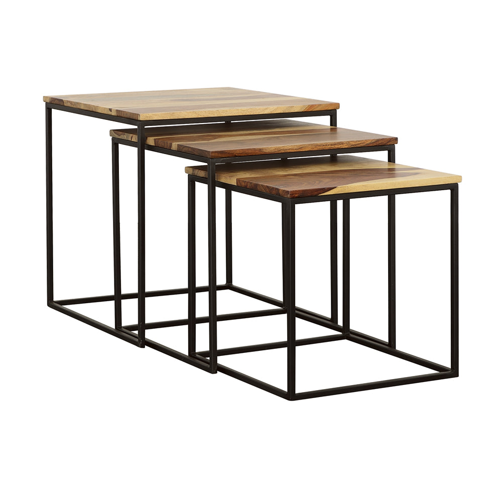 Belcourt Nesting Table Set - Romeo & Juliet Furniture (Warren,MI)