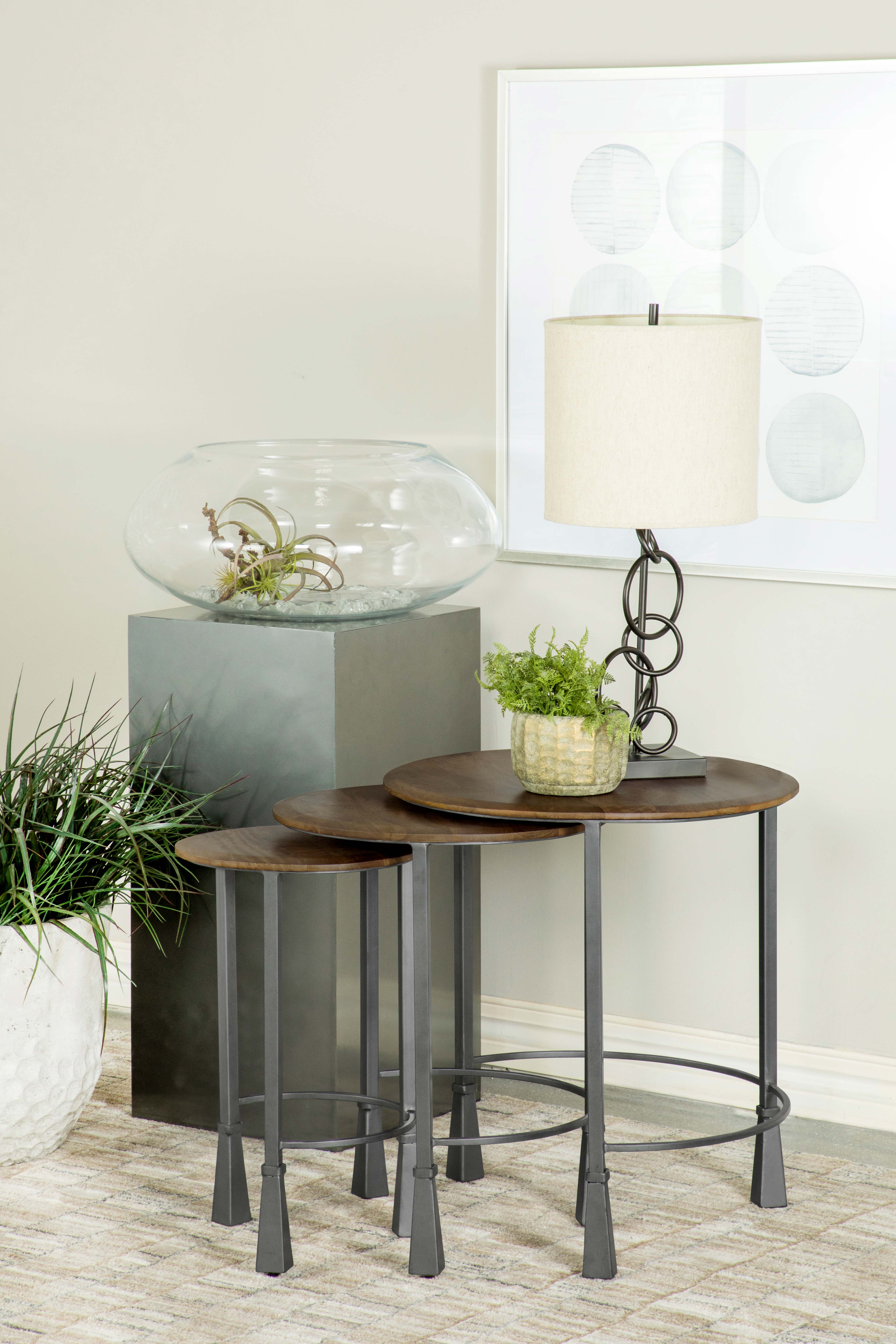 Deja Nesting Table Set - Romeo & Juliet Furniture (Warren,MI)