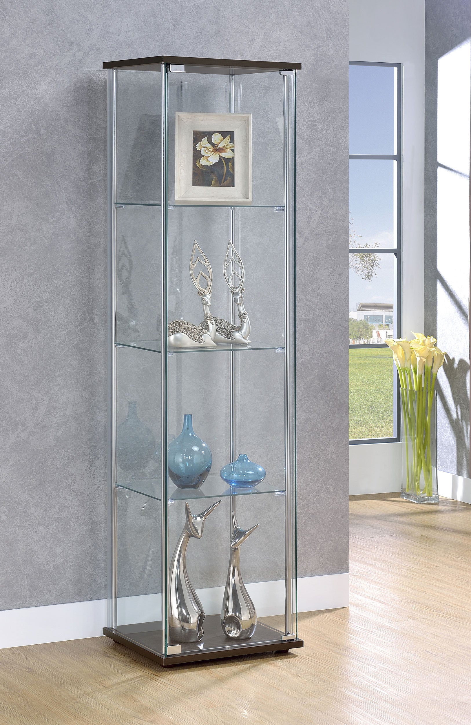 Bellatrix Curio Cabinet - Romeo & Juliet Furniture (Warren,MI)