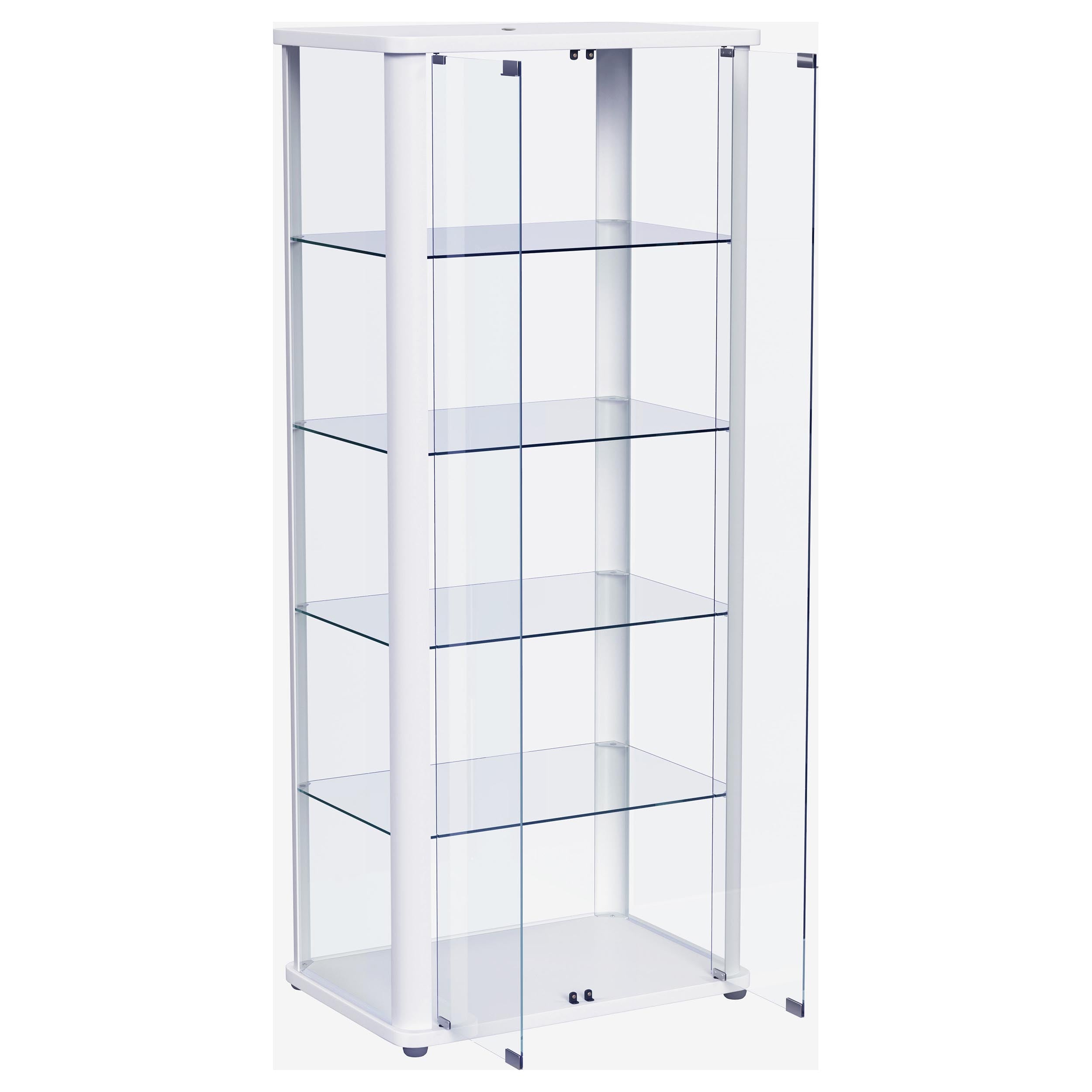 Aero Curio Cabinet with LED Lighting - Romeo & Juliet Furniture (Warren,MI)