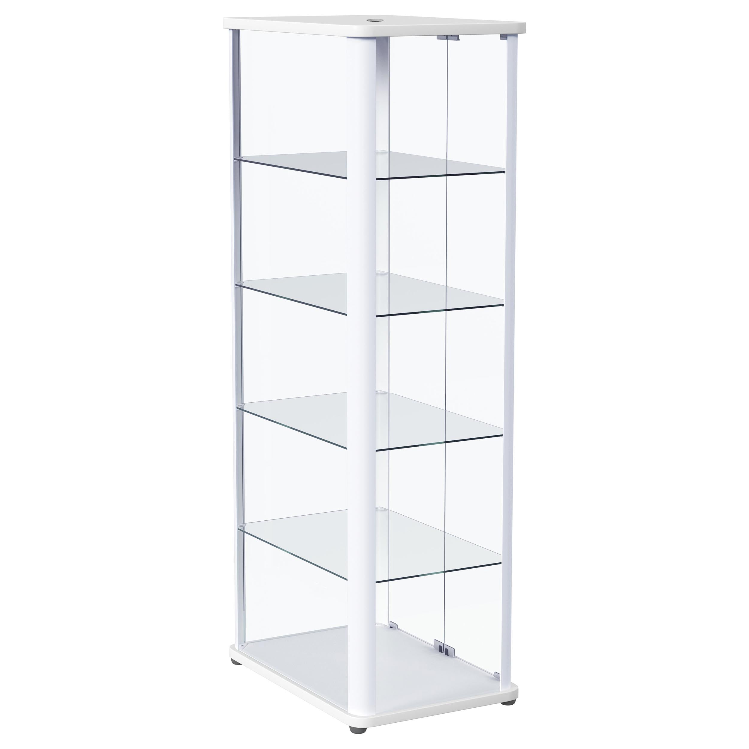 Aero Curio Cabinet with LED Lighting - Romeo & Juliet Furniture (Warren,MI)