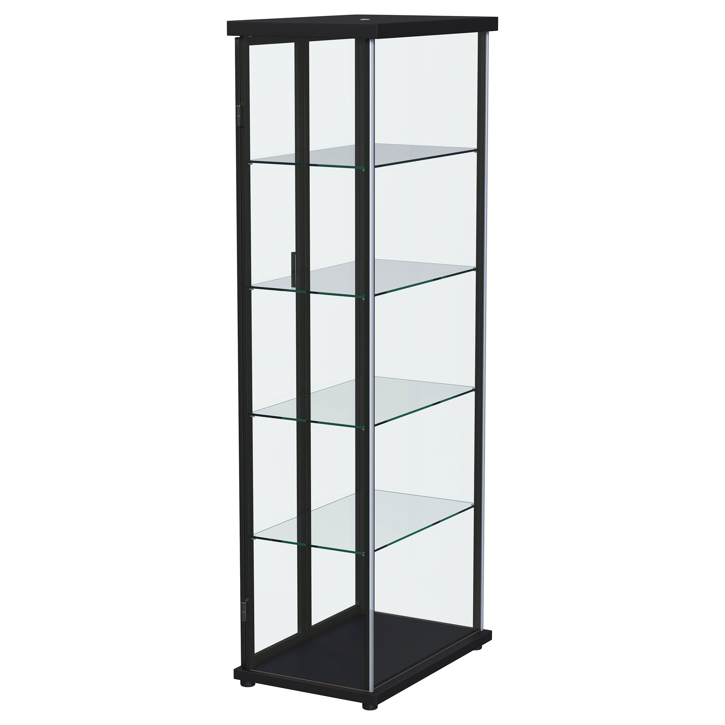 Aero Curio Cabinet with LED Lighting - Romeo & Juliet Furniture (Warren,MI)