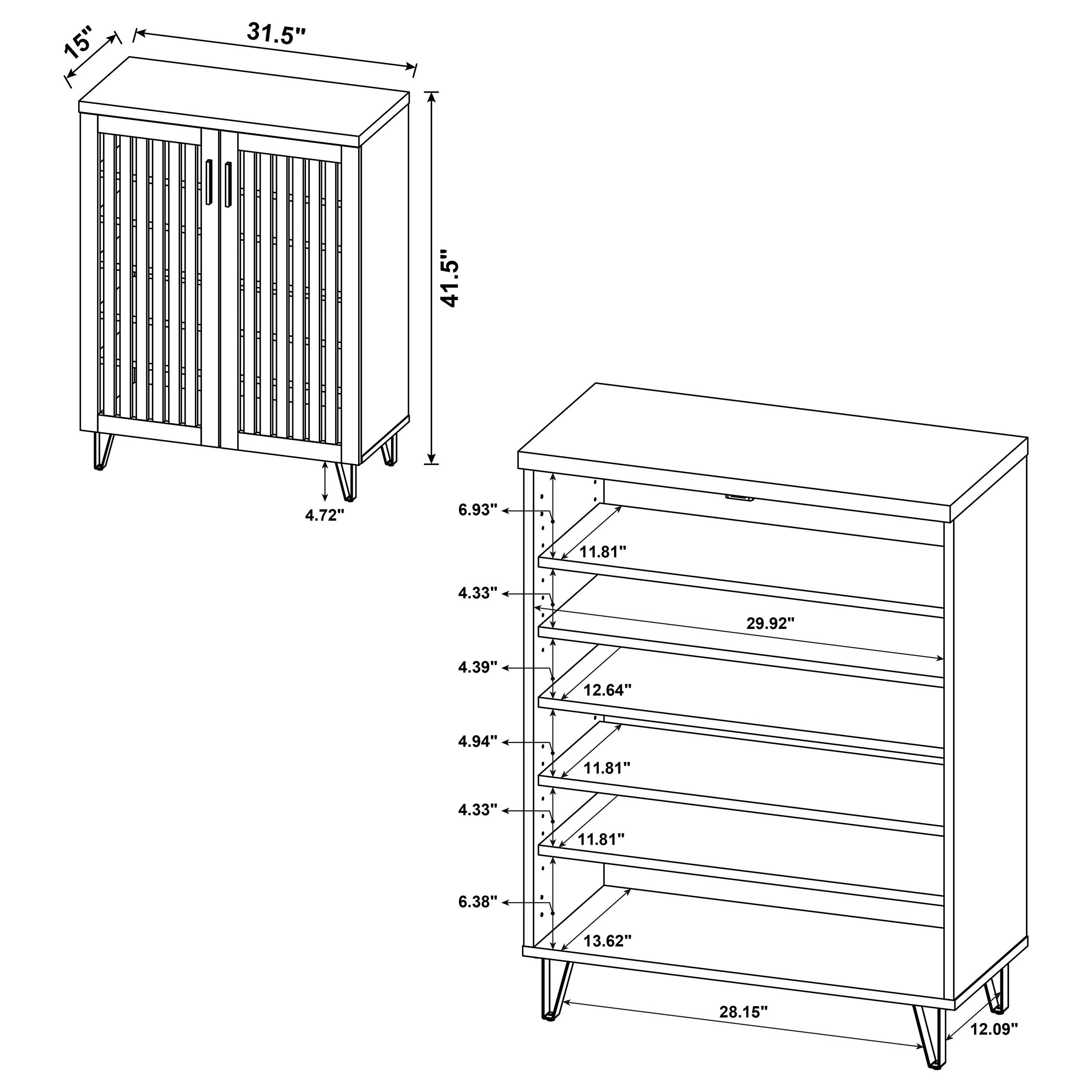 Brixton Shoe Cabinet