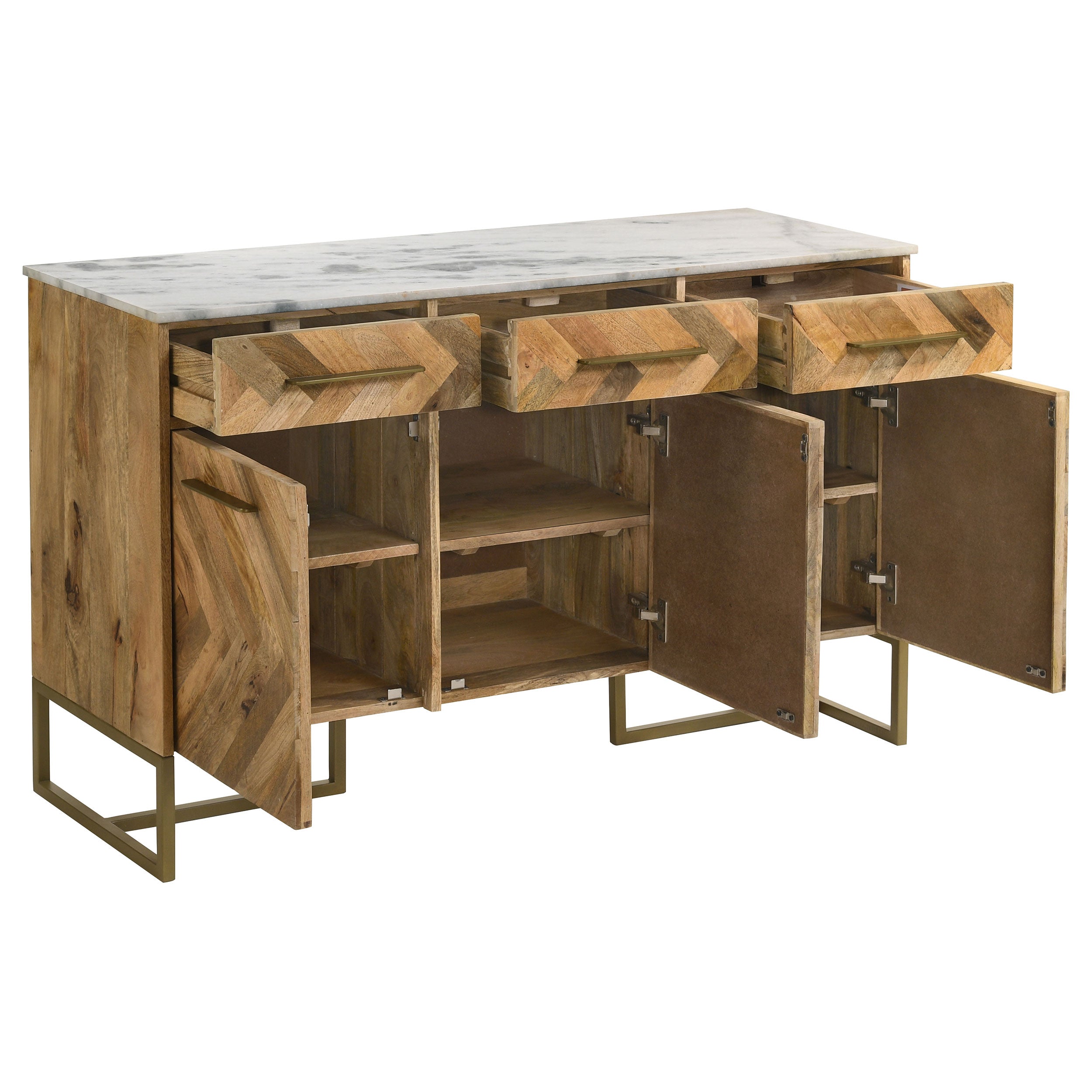 Keaton Accent Cabinet - Romeo & Juliet Furniture (Warren,MI)