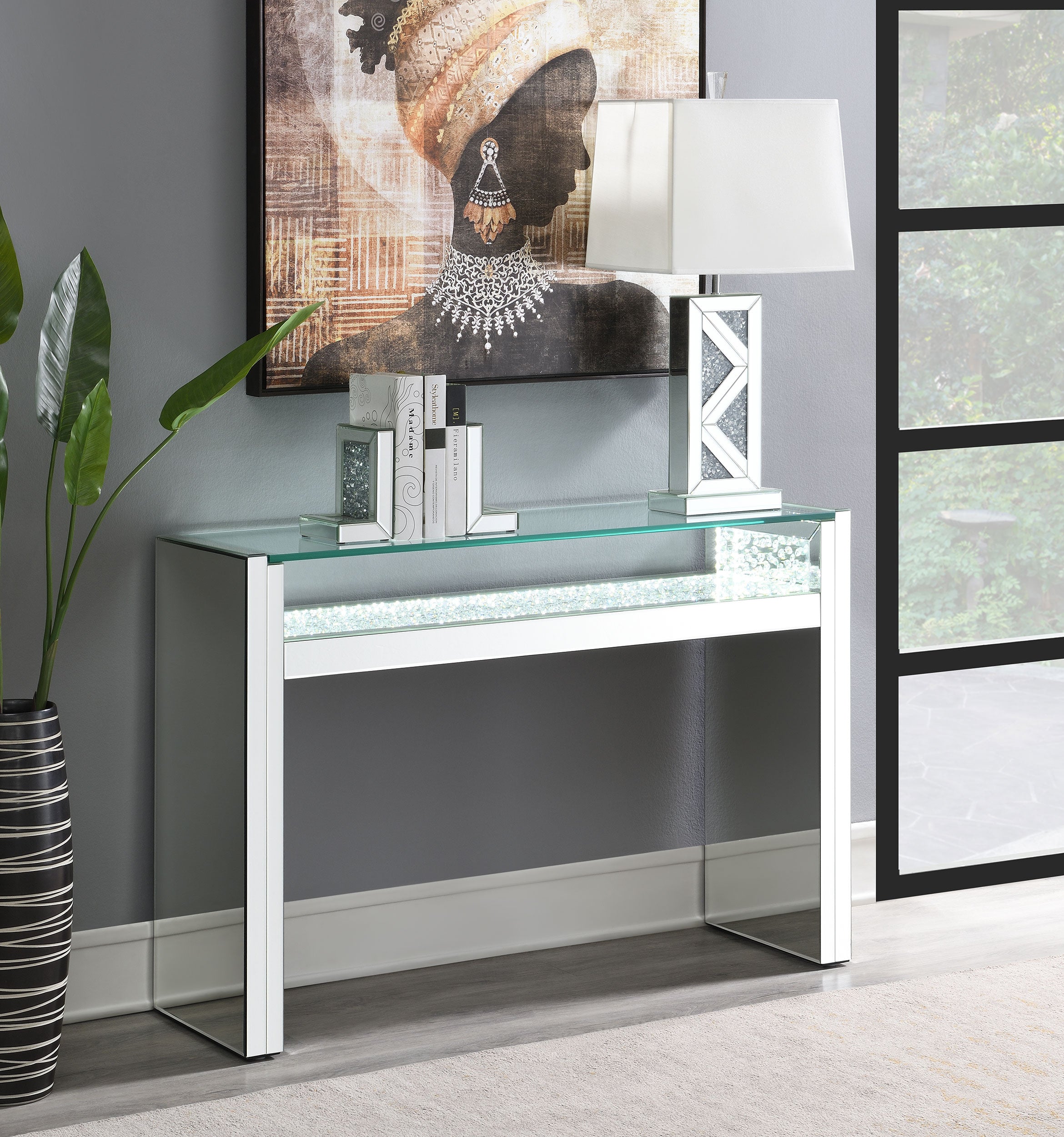 Edna Console Table with LED Lighting