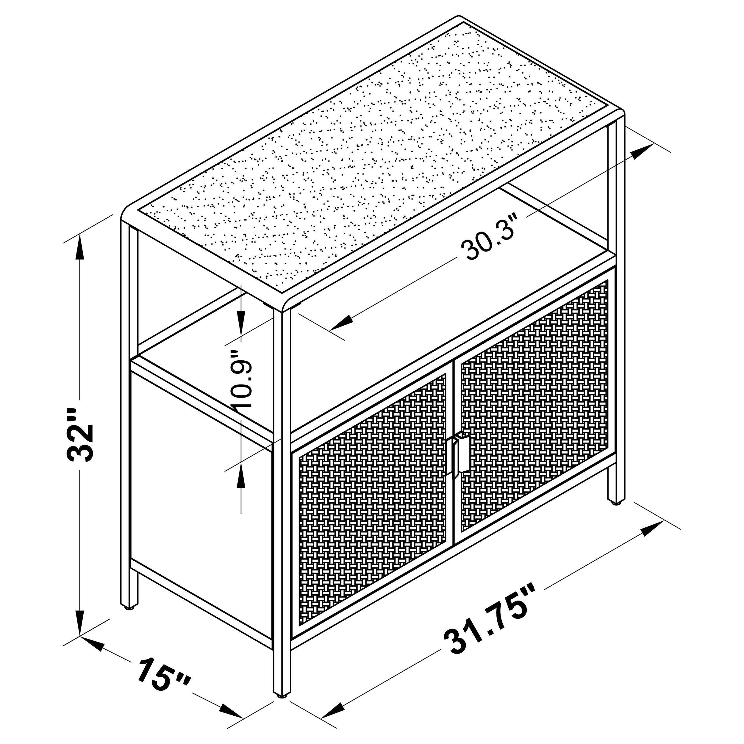 Amherst Accent Cabinet - Romeo & Juliet Furniture (Warren,MI)