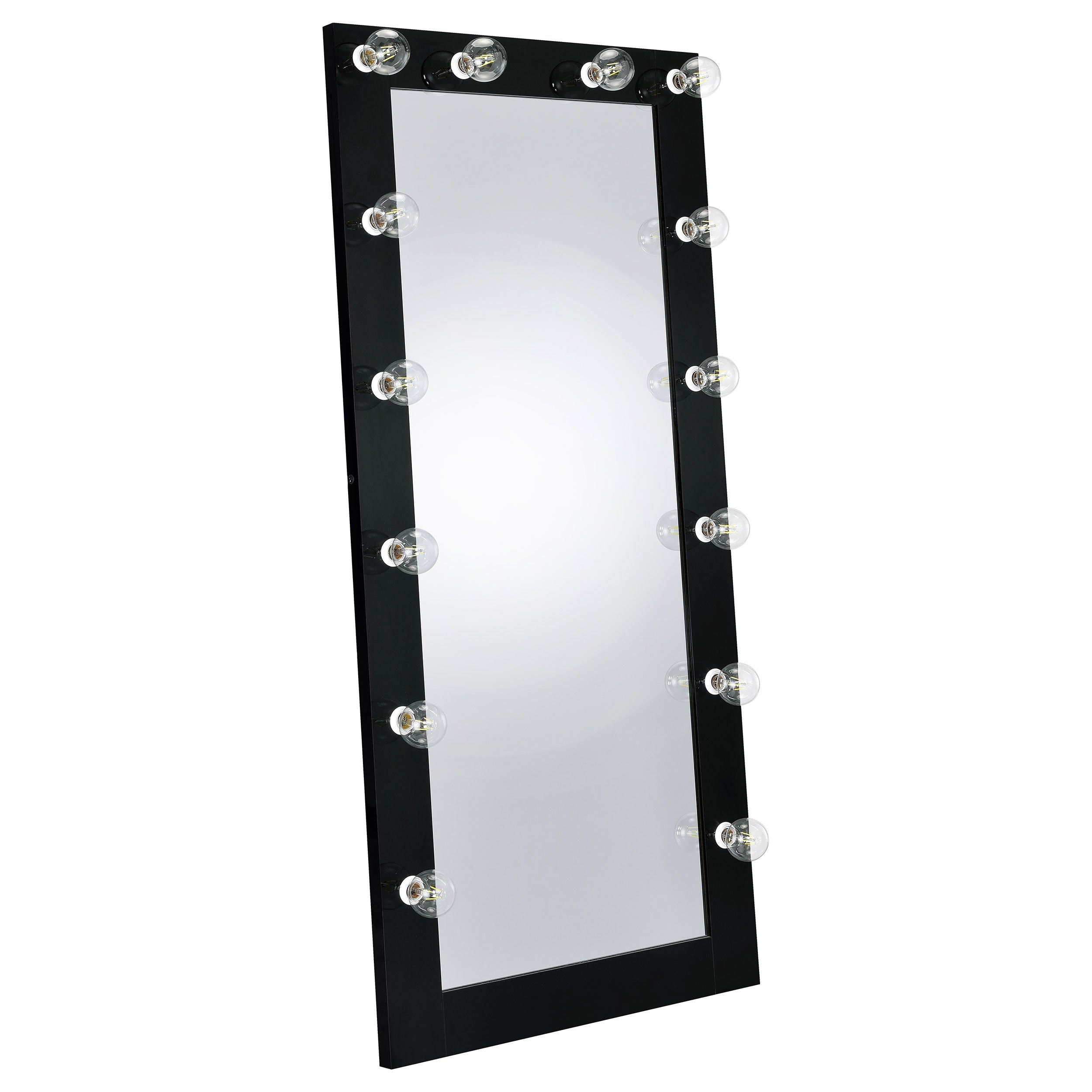 Zayan Floor Mirror with LED Lighting - Romeo & Juliet Furniture (Warren,MI)