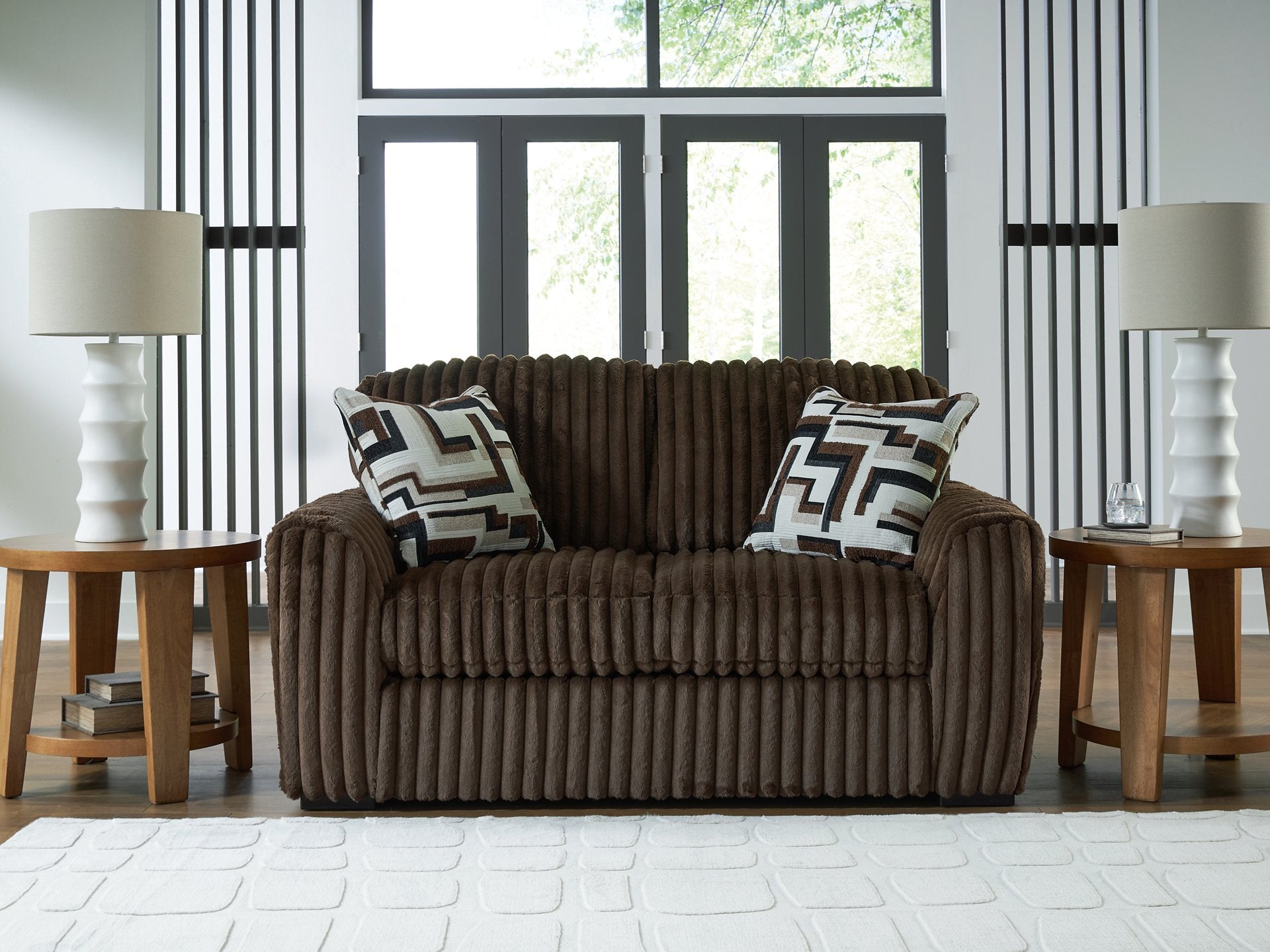 Midnight-Madness Loveseat - Romeo & Juliet Furniture (Warren,MI)