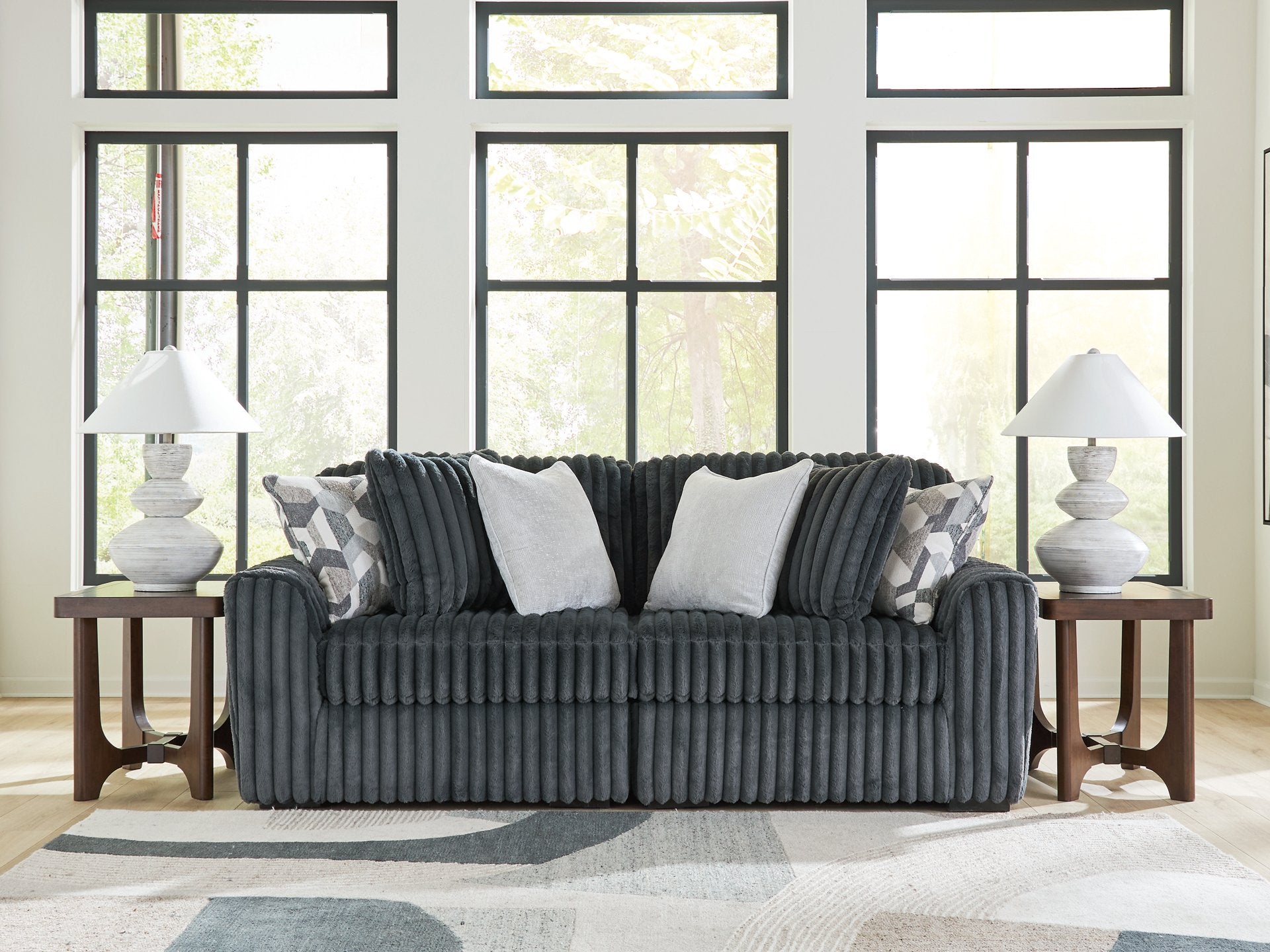 Midnight-Madness Sectional Sofa - Romeo & Juliet Furniture (Warren,MI)