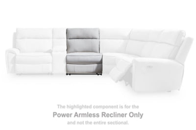 Social Pointe Reclining Sectional with Storage Consoles - Romeo & Juliet Furniture (Warren,MI)