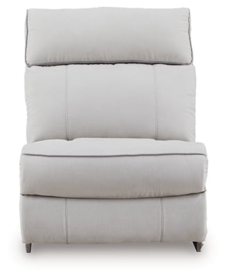 Social Pointe Reclining Sectional with Storage Consoles - Romeo & Juliet Furniture (Warren,MI)