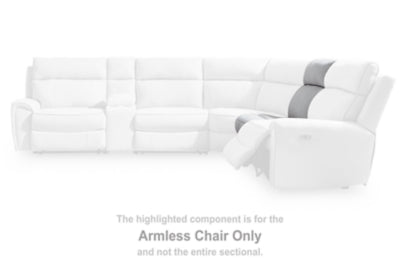 Social Pointe Reclining Sectional with Storage Consoles - Romeo & Juliet Furniture (Warren,MI)
