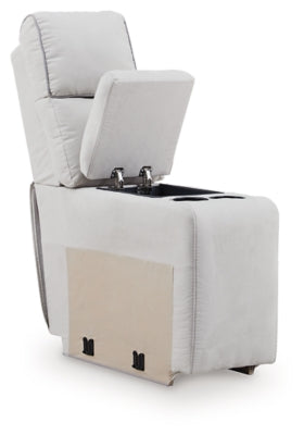 Social Pointe Reclining Sectional with Storage Consoles - Romeo & Juliet Furniture (Warren,MI)
