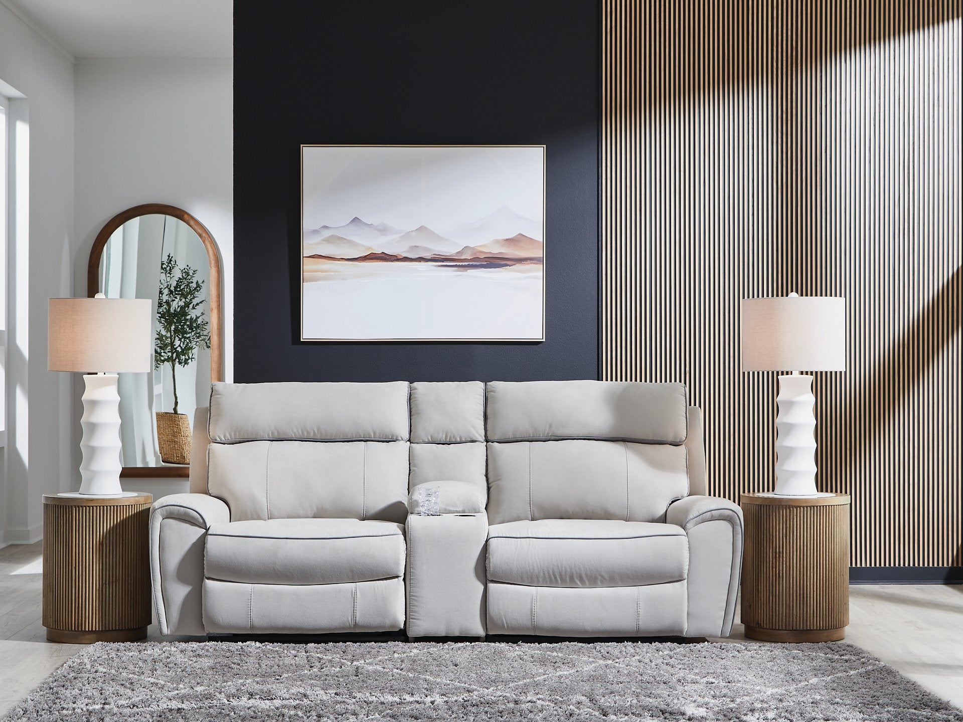 Social Pointe Power Reclining Sectional - Romeo & Juliet Furniture (Warren,MI)