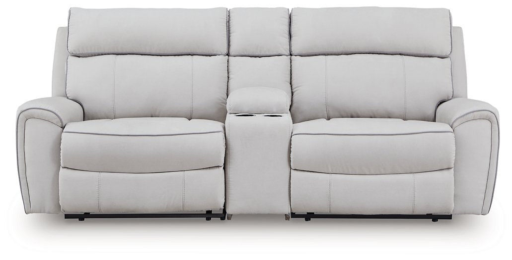 Social Pointe Power Reclining Sectional - Romeo & Juliet Furniture (Warren,MI)