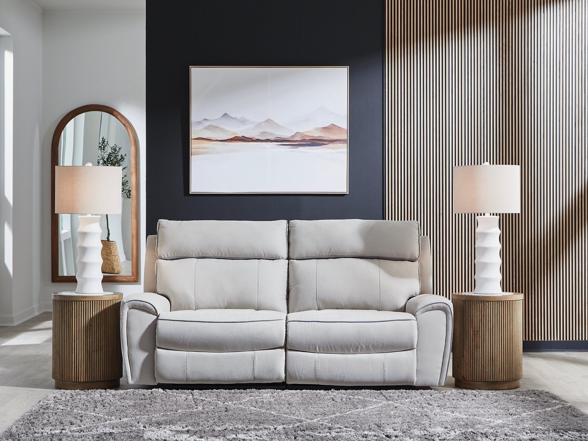 Social Pointe Reclining Loveseat - Romeo & Juliet Furniture (Warren,MI)