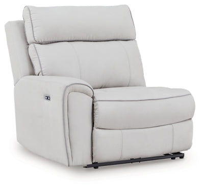 Social Pointe Reclining Sectional with Storage Consoles - Romeo & Juliet Furniture (Warren,MI)