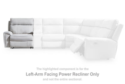 Social Pointe Reclining Sectional with Storage Consoles - Romeo & Juliet Furniture (Warren,MI)