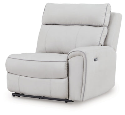 Social Pointe Reclining Sectional with Storage Consoles - Romeo & Juliet Furniture (Warren,MI)