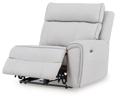 Social Pointe Reclining Sectional with Storage Consoles - Romeo & Juliet Furniture (Warren,MI)