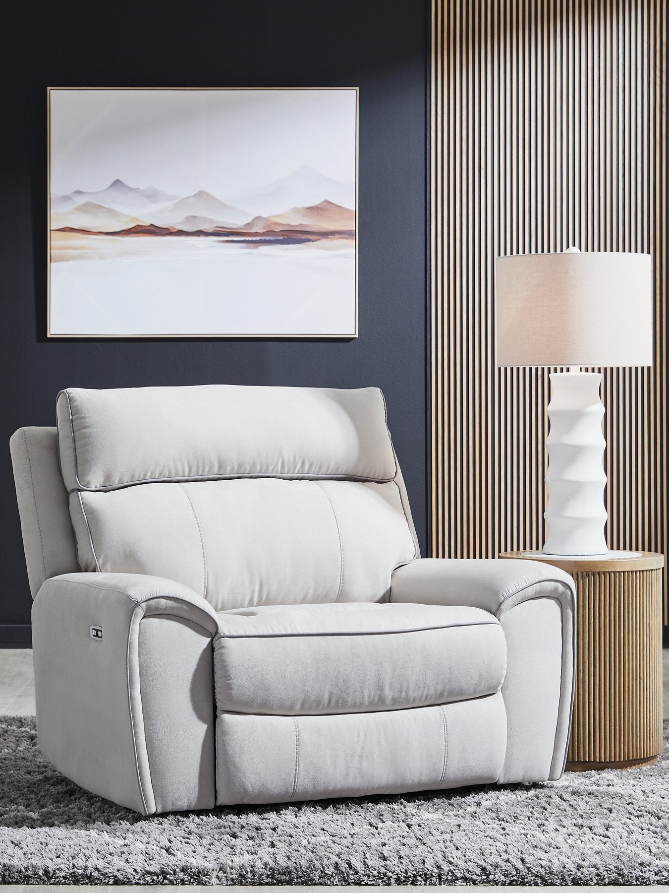 Social Pointe Power Recliner - Romeo & Juliet Furniture (Warren,MI)