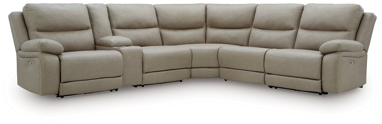 Narwhal Place Reclining Sectional with Storage Console - Romeo & Juliet Furniture (Warren,MI)