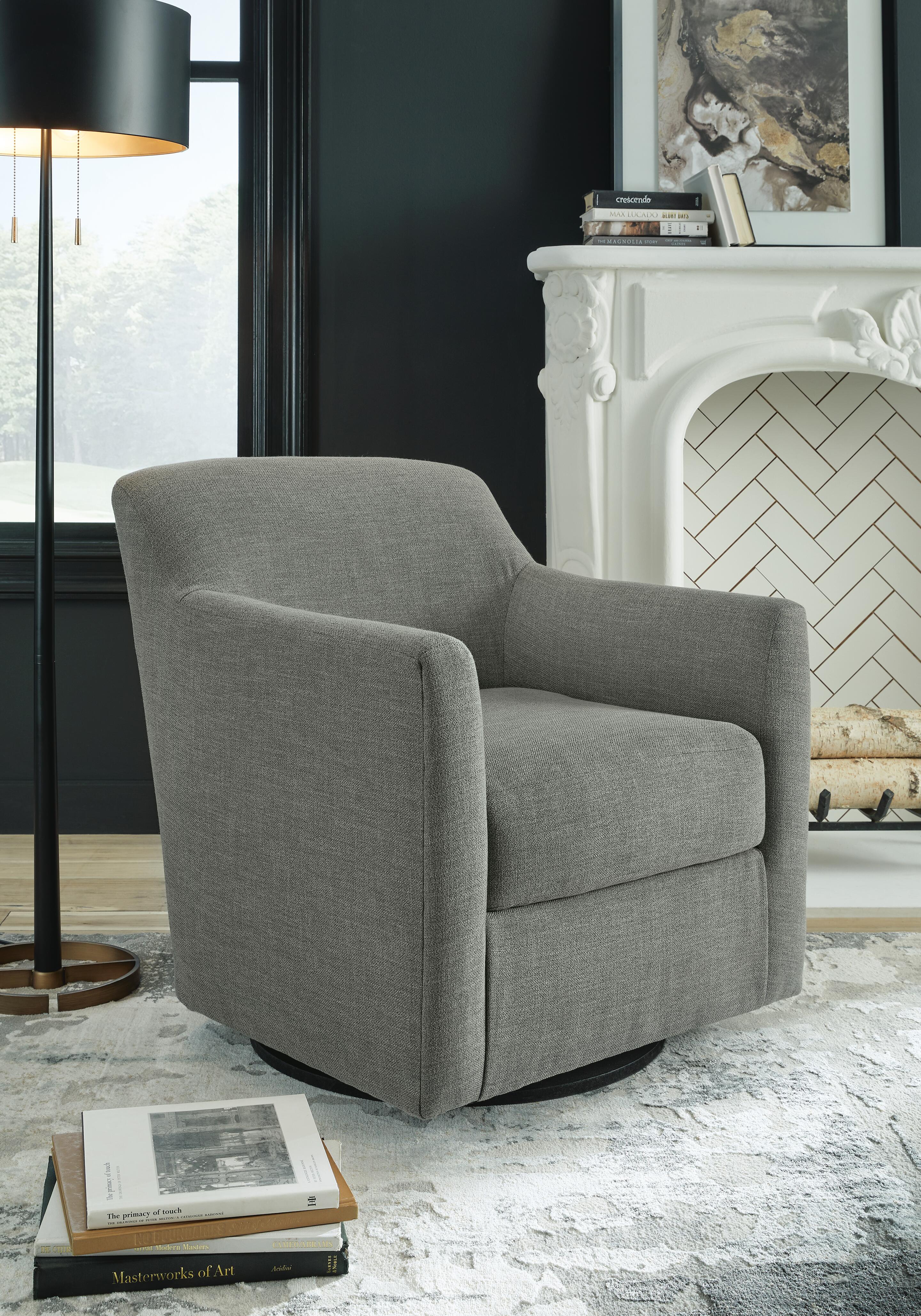 Bradney Swivel Accent Chair - Romeo & Juliet Furniture (Warren,MI)