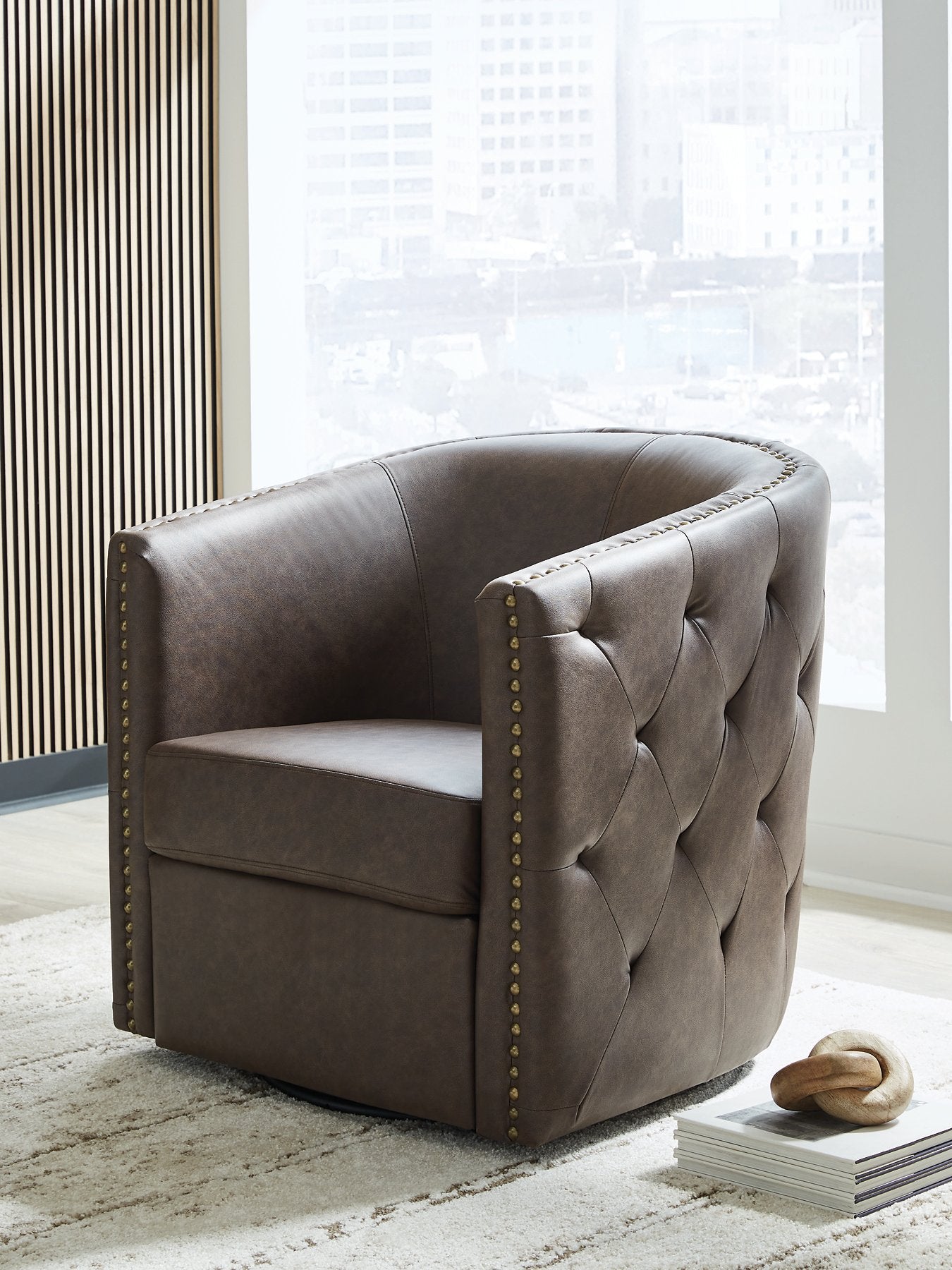 Brentlow Swivel Accent Chair - Romeo & Juliet Furniture (Warren,MI)
